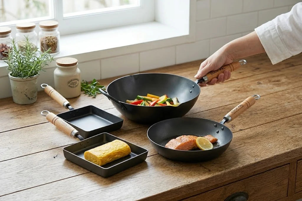 How to Use and Care for your Yoshikawa Carbon Steel Cookware