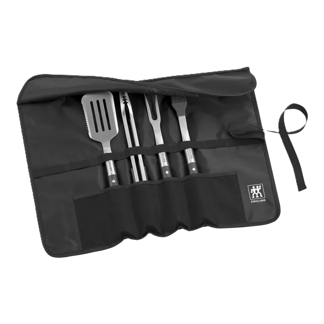 Premium Stainless Steel BBQ Tool Set – 5-Piece Grill Accessories