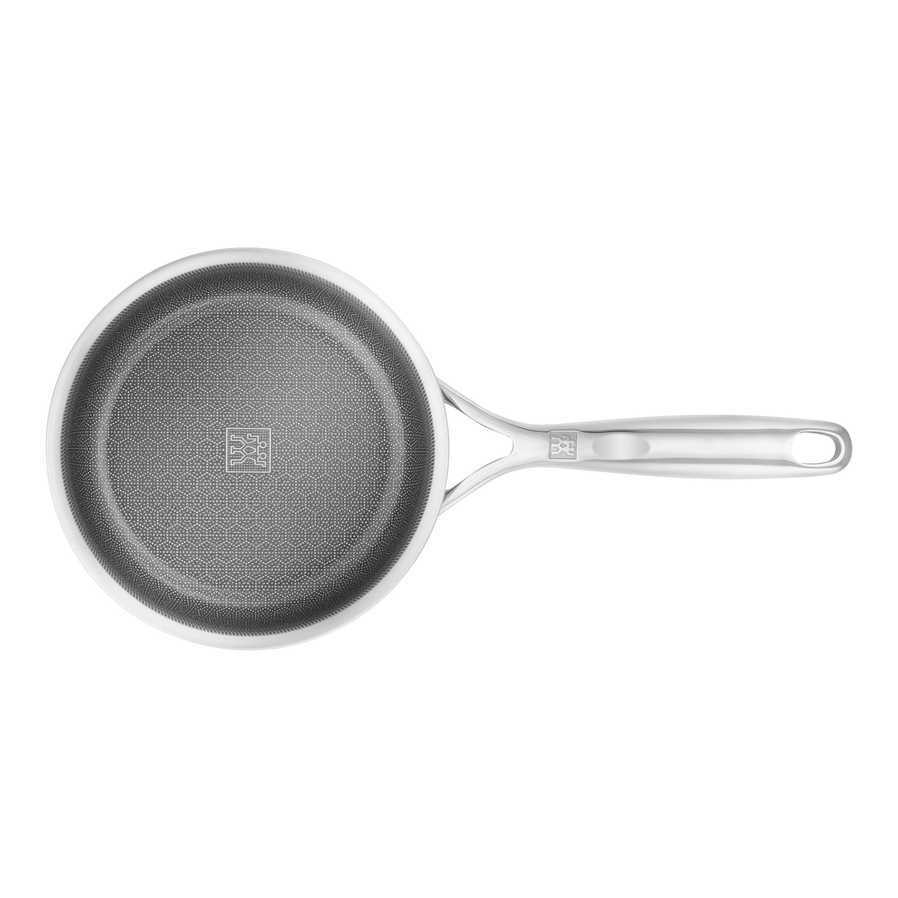 ZWILLING Peak 10 Piece Stainless Steel Cookware Sets, frypan top view
