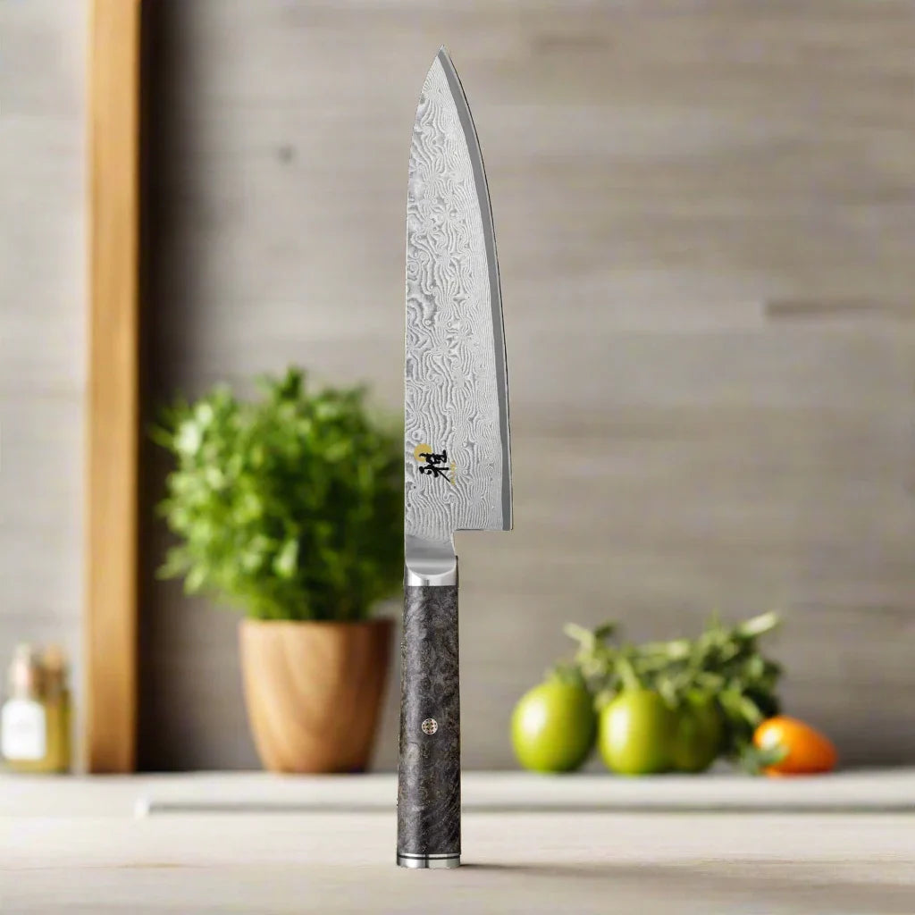 Elite Chef’s Set: MIYABI 5000 MCD 67 Knife with Authentic Japanese Sheath