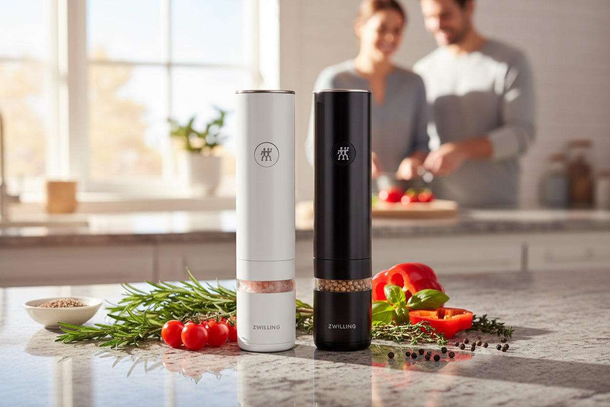 ZWILLING ENFINIGY Spice Mill – Rechargeable Electric Salt & Pepper Grinder