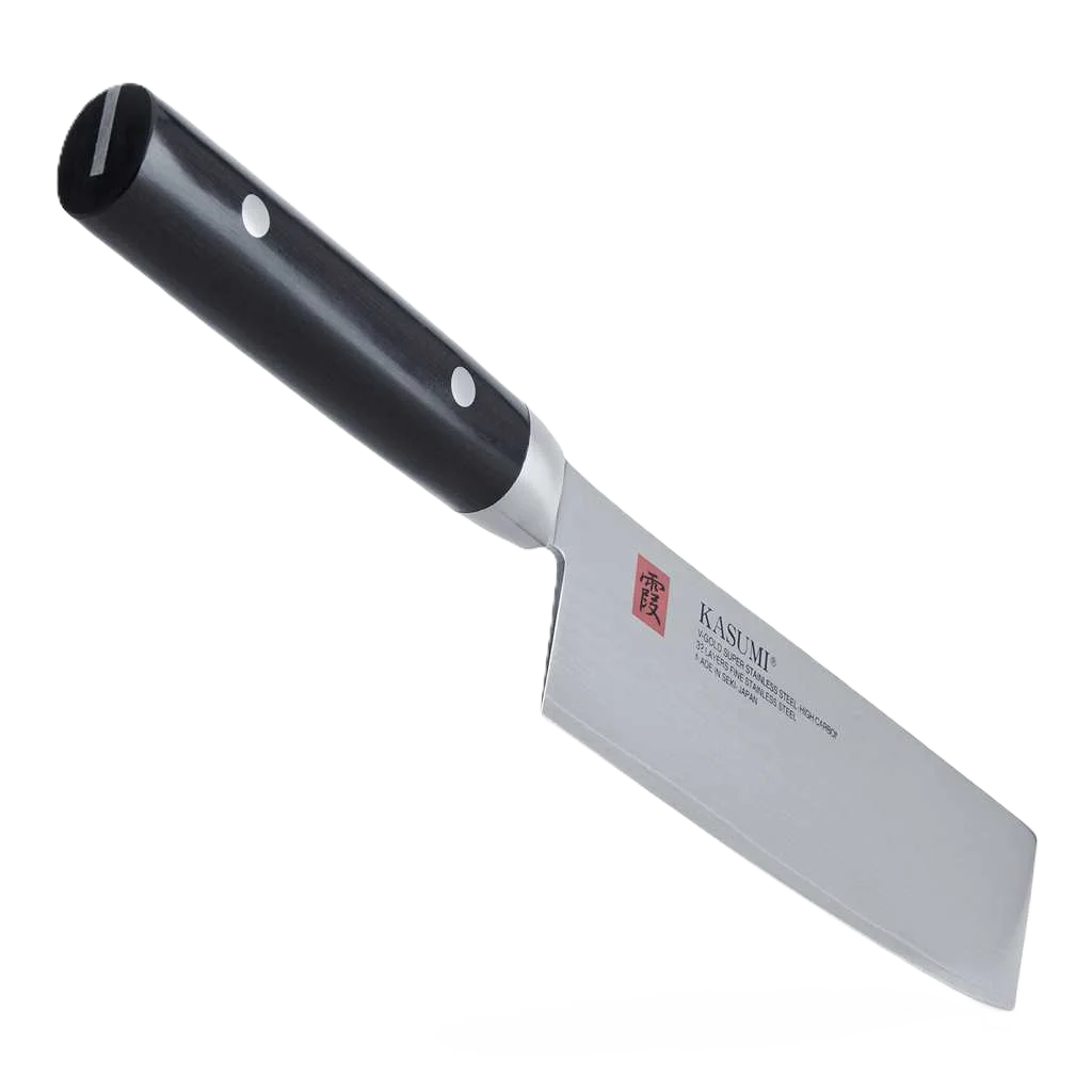 Kasumi Damascus Nakiri 17cm | VG-10 Japanese Vegetable Knife