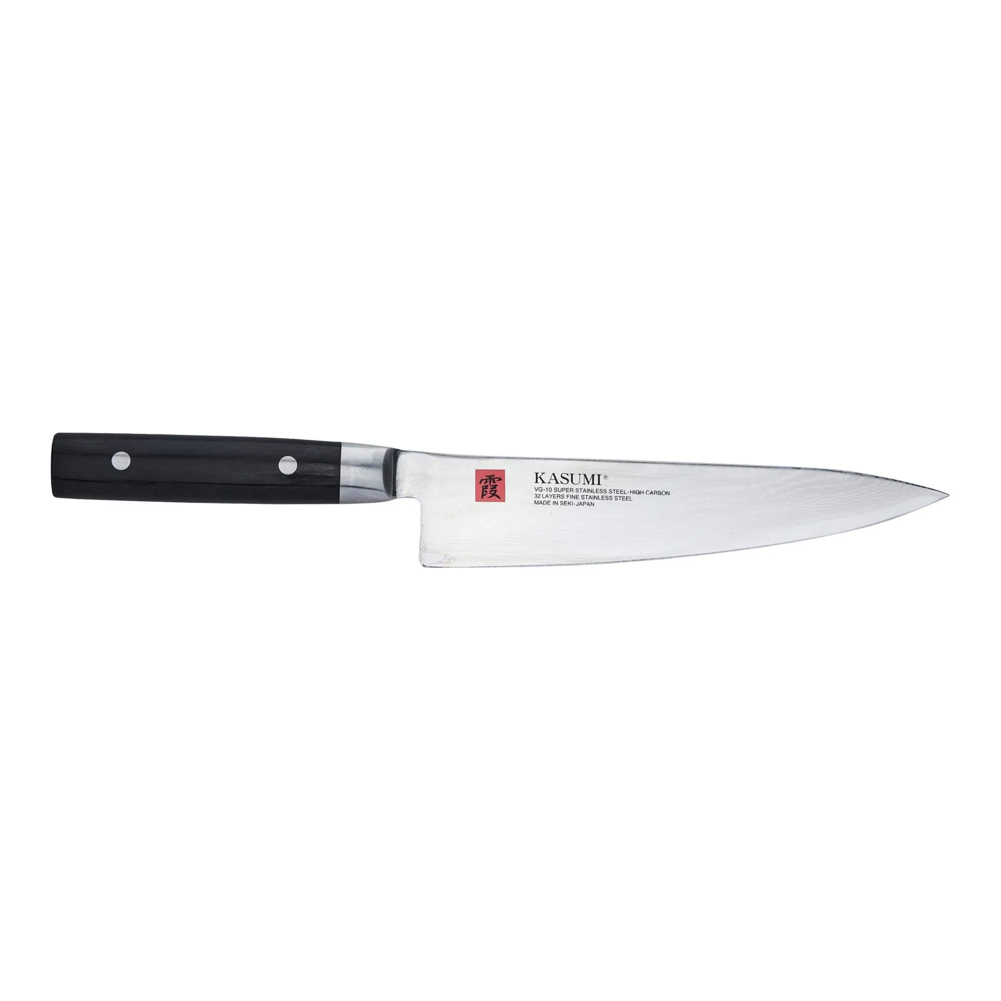 Kasumi Damascus Chef Knife 20cm – VG-10 Gyuto, Made in Japan