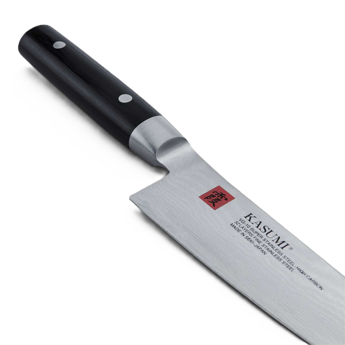 Kasumi Damascus 2-Piece Knife Set – 8" Chef + Utility, Made in Japan