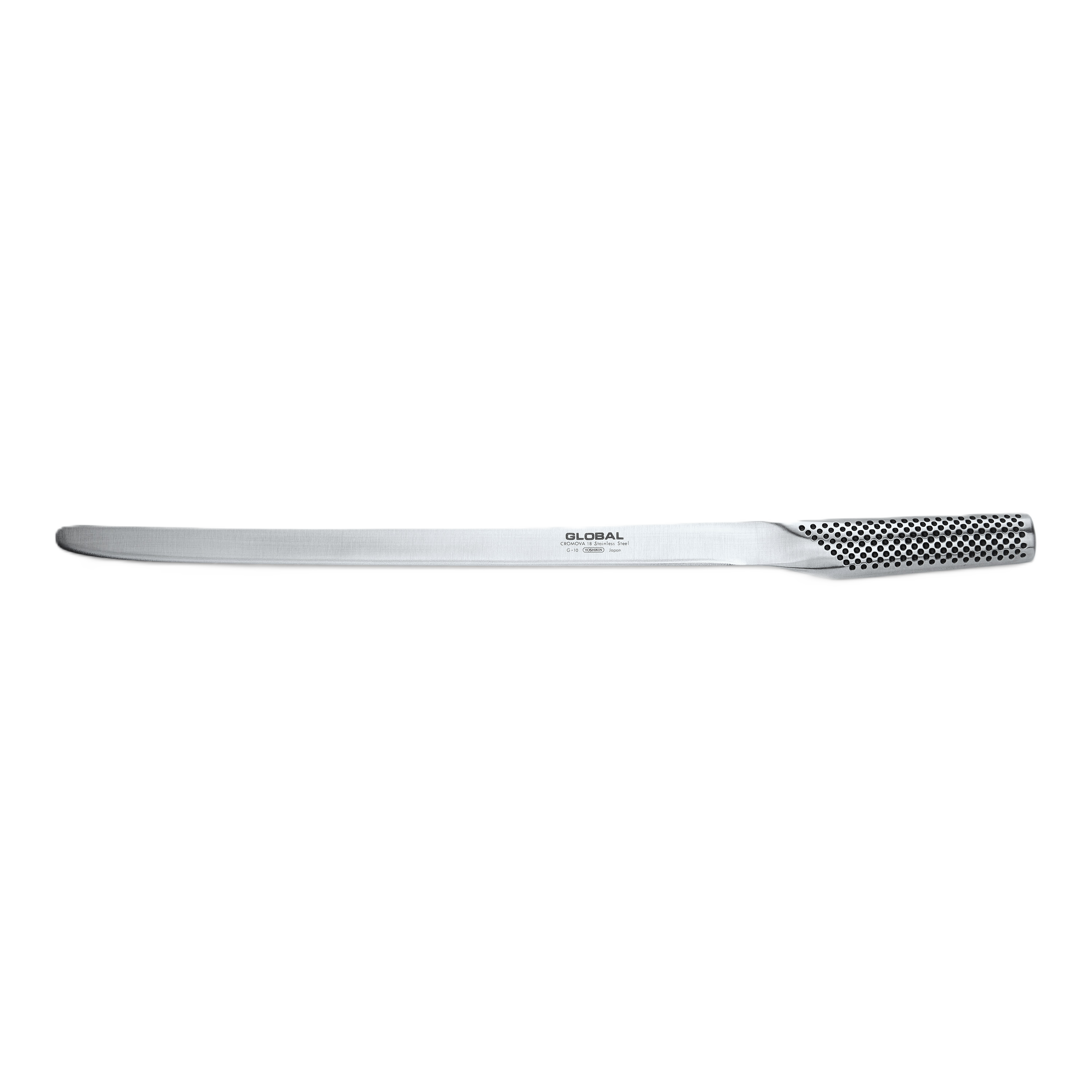 GLOBAL 12-Inch Ham & Salmon Slicer | Flexible Japanese Steel Knife
