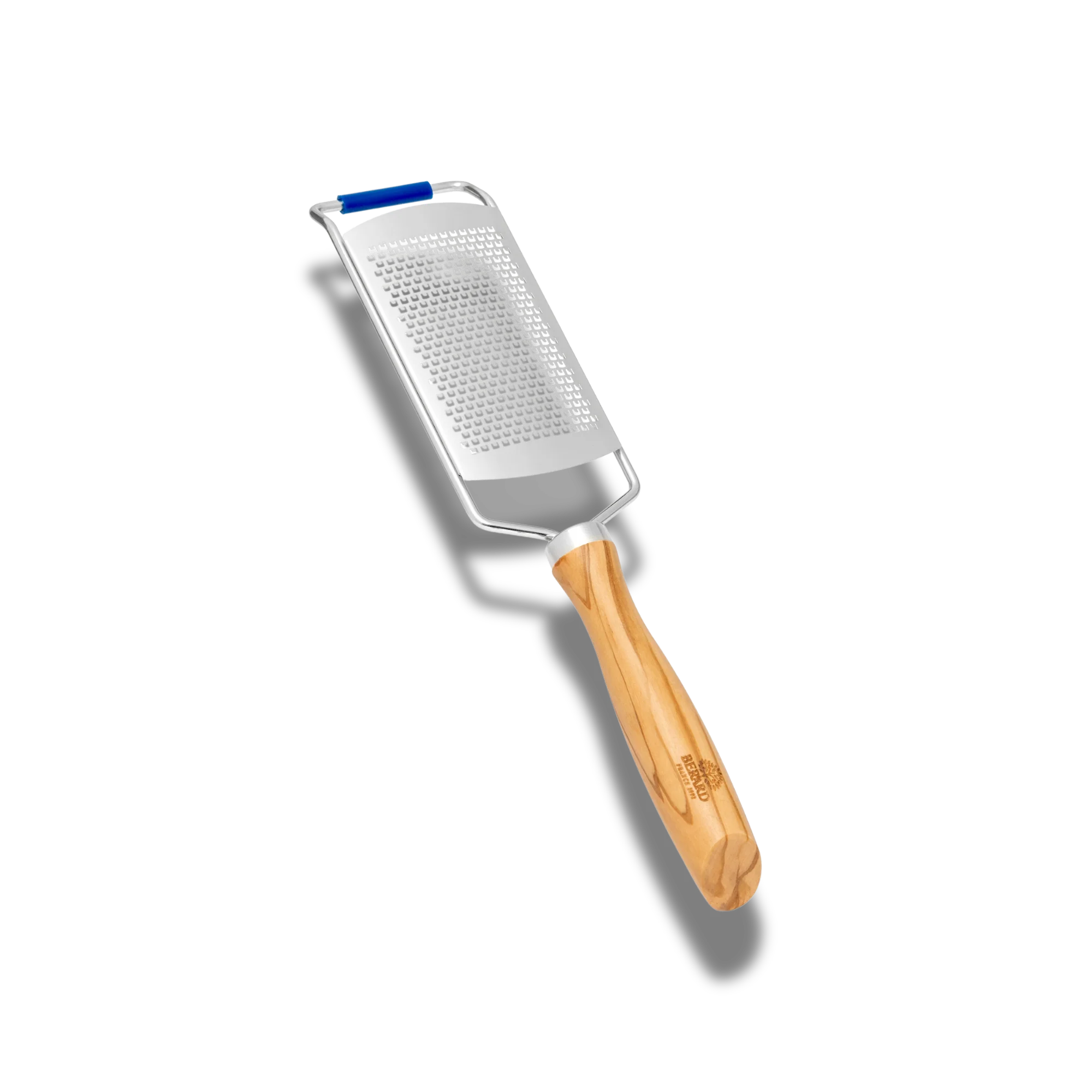 Berard Olivewood Handle Zester Grater – Fine Blade, FSC Certified, France
