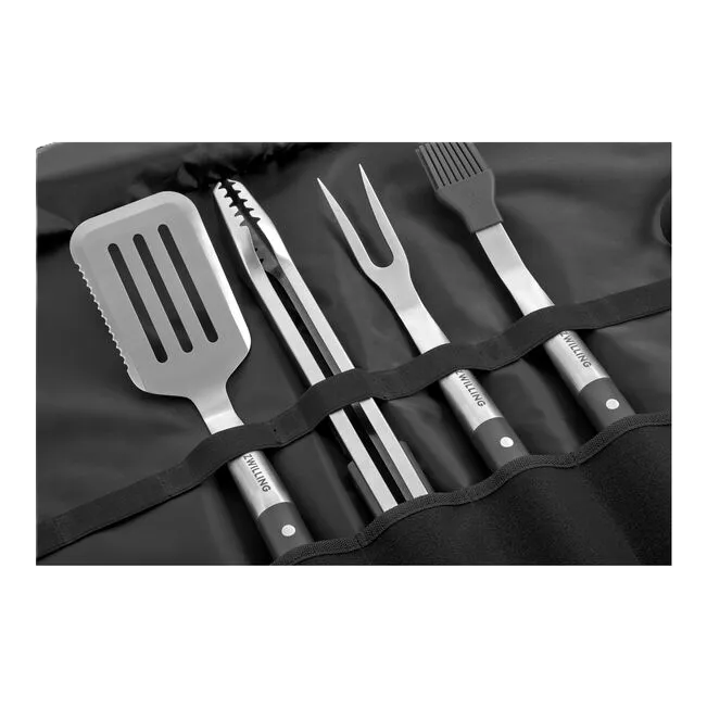 Premium Stainless Steel BBQ Tool Set – 5-Piece Grill Accessories