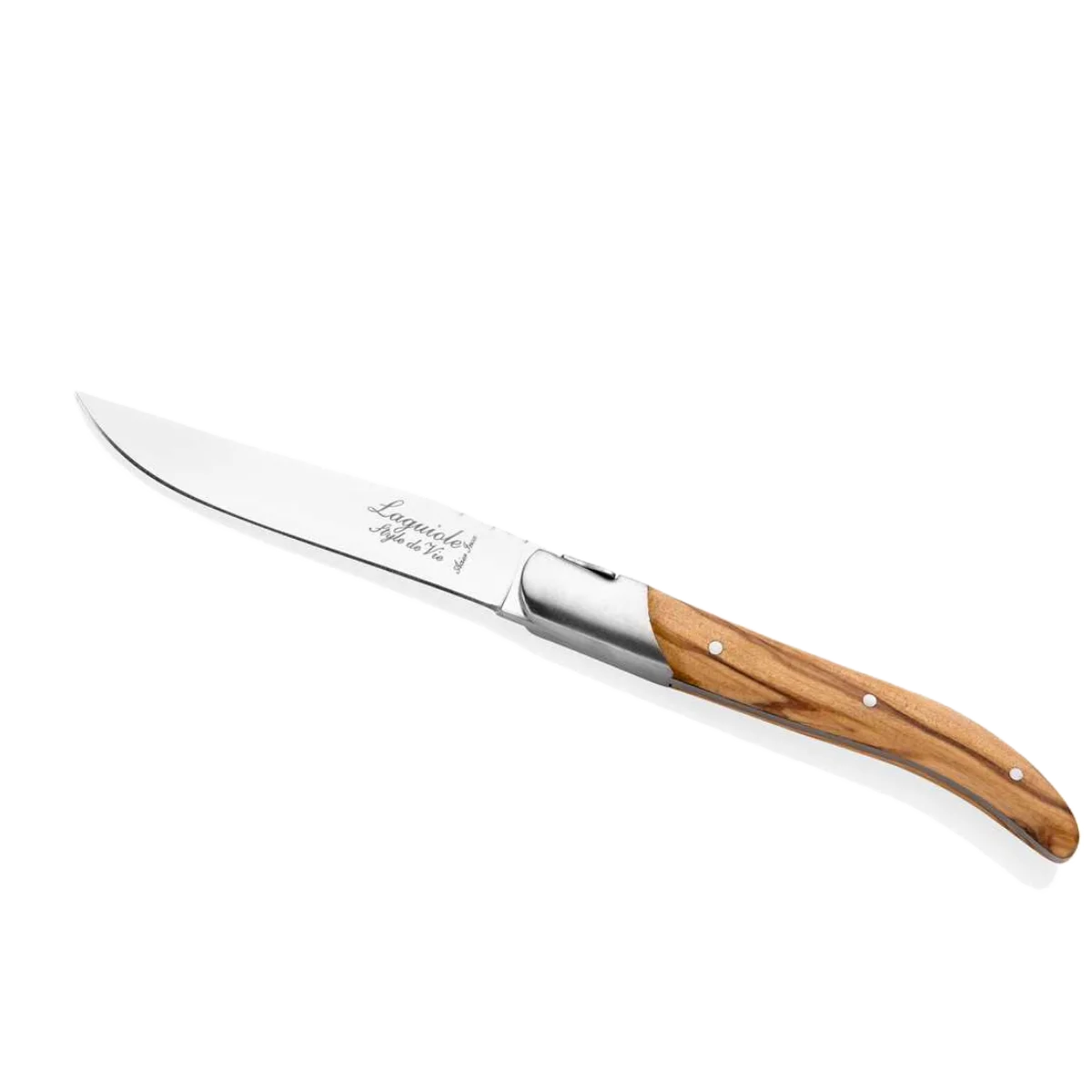 LAGUIOLE Luxury Line - Steak Knives, 4.1"/10.5cm, Olive wood, SS