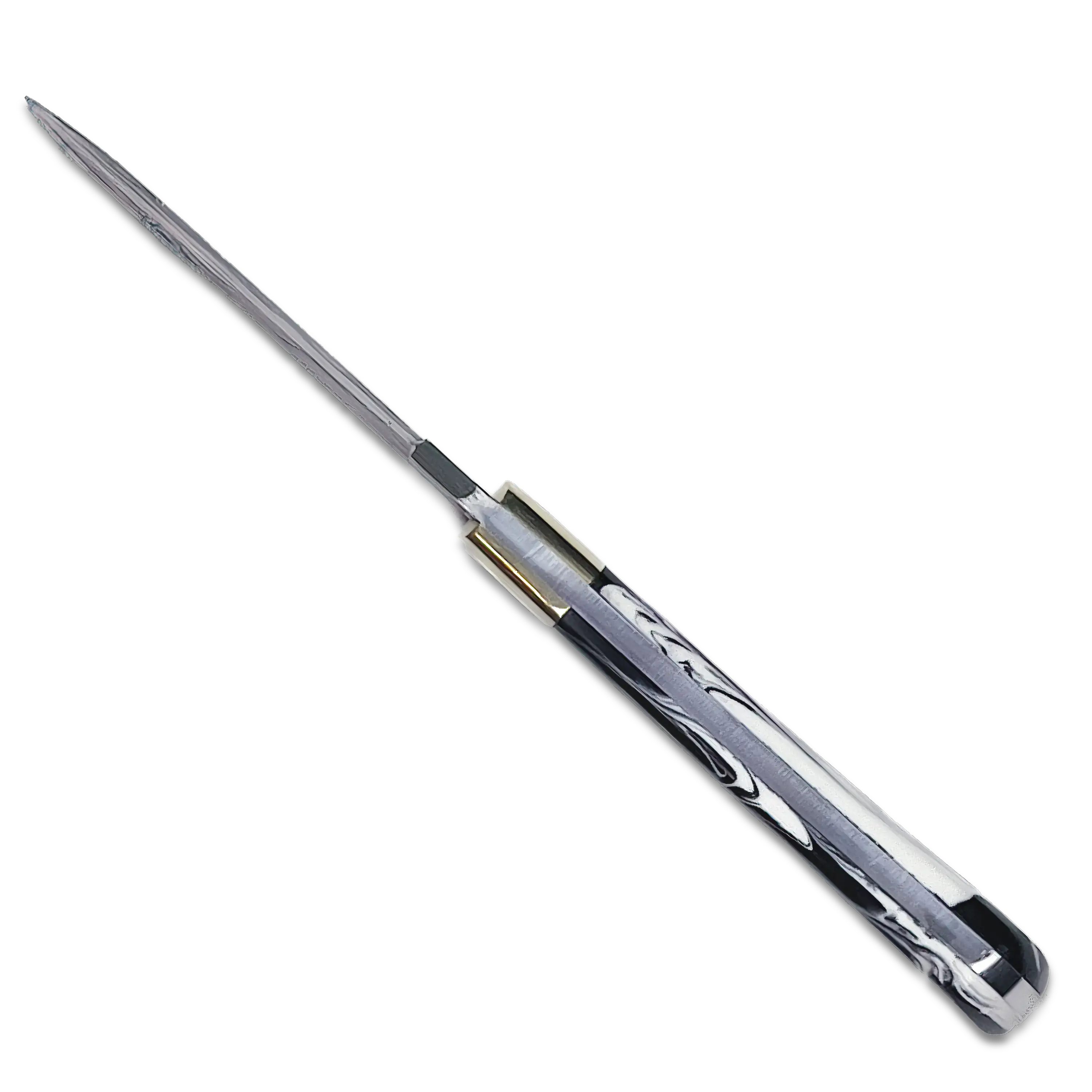 Couteau AKARI Skinner 8" étui en cuir d'origine