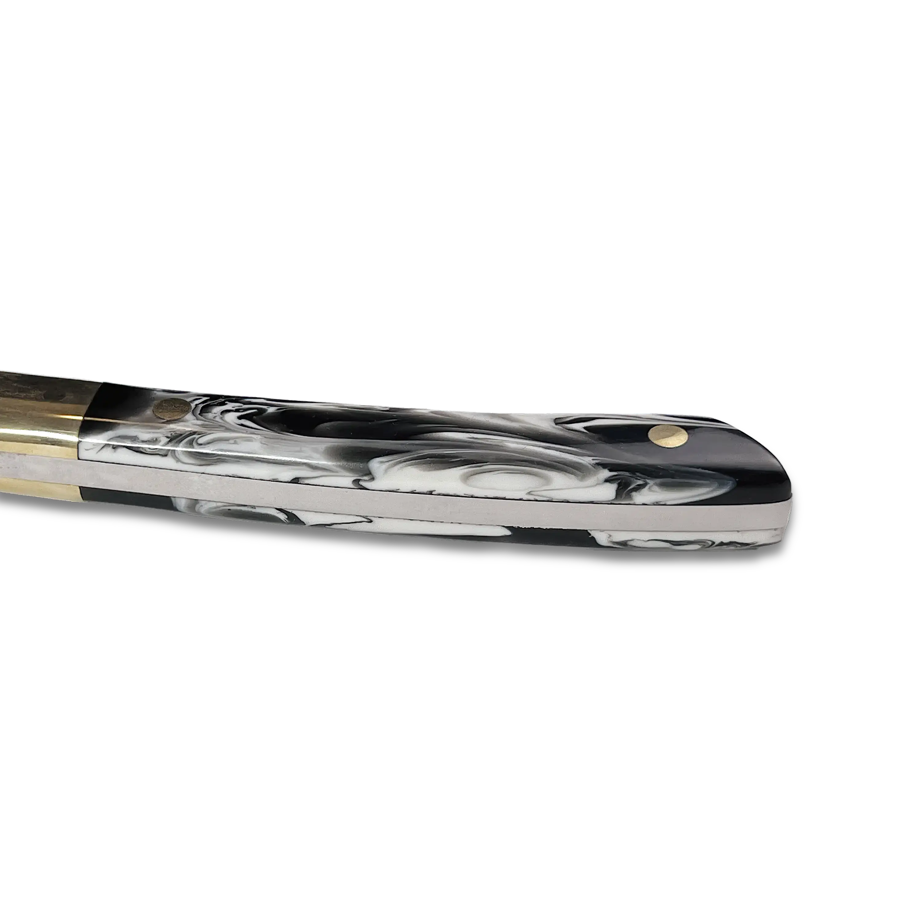 Couteau AKARI Skinner 8" étui en cuir d'origine