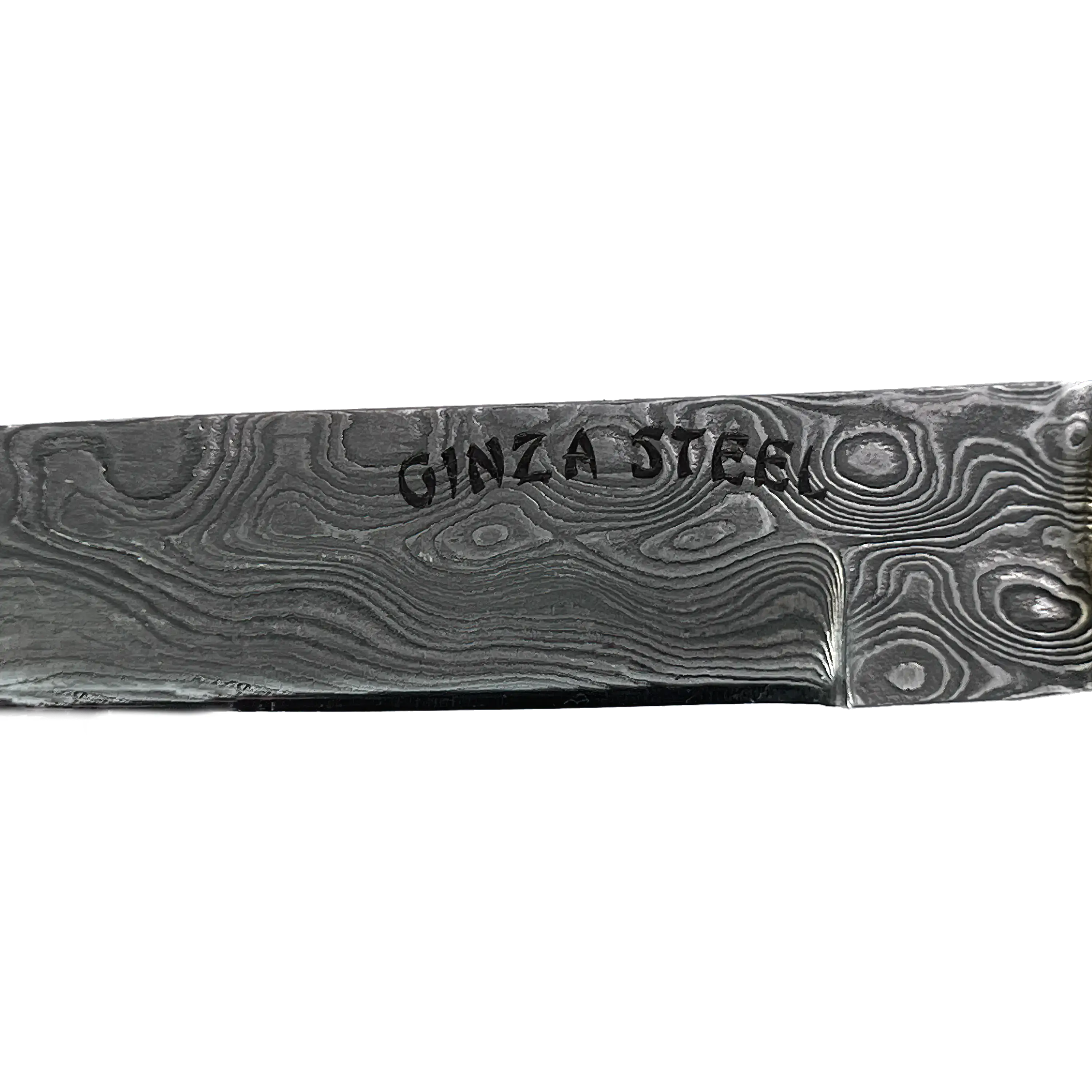 Couteau AKARI Skinner 8" étui en cuir d'origine
