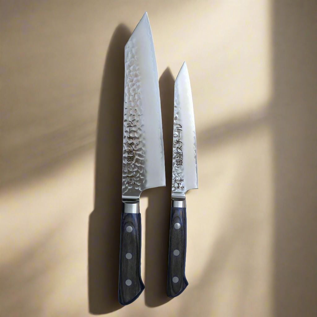 Kiritsuke Chef et Petty Knife Duo - Fait main au Japon