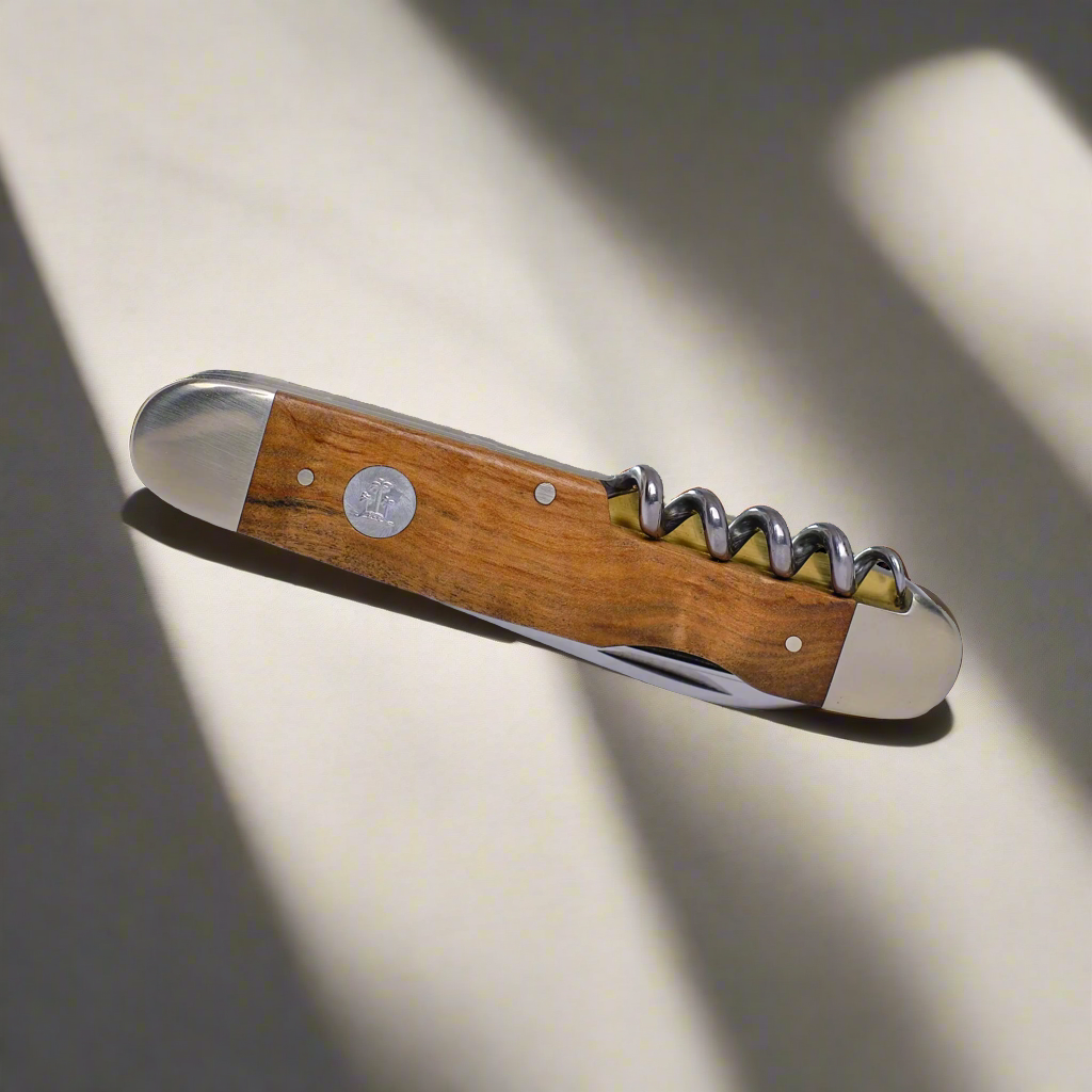 OLIVE ALPHA | Couteau de poche avec fourche à pas