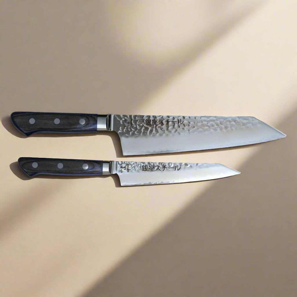 Kiritsuke Chef et Petty Knife Duo - Fait main au Japon