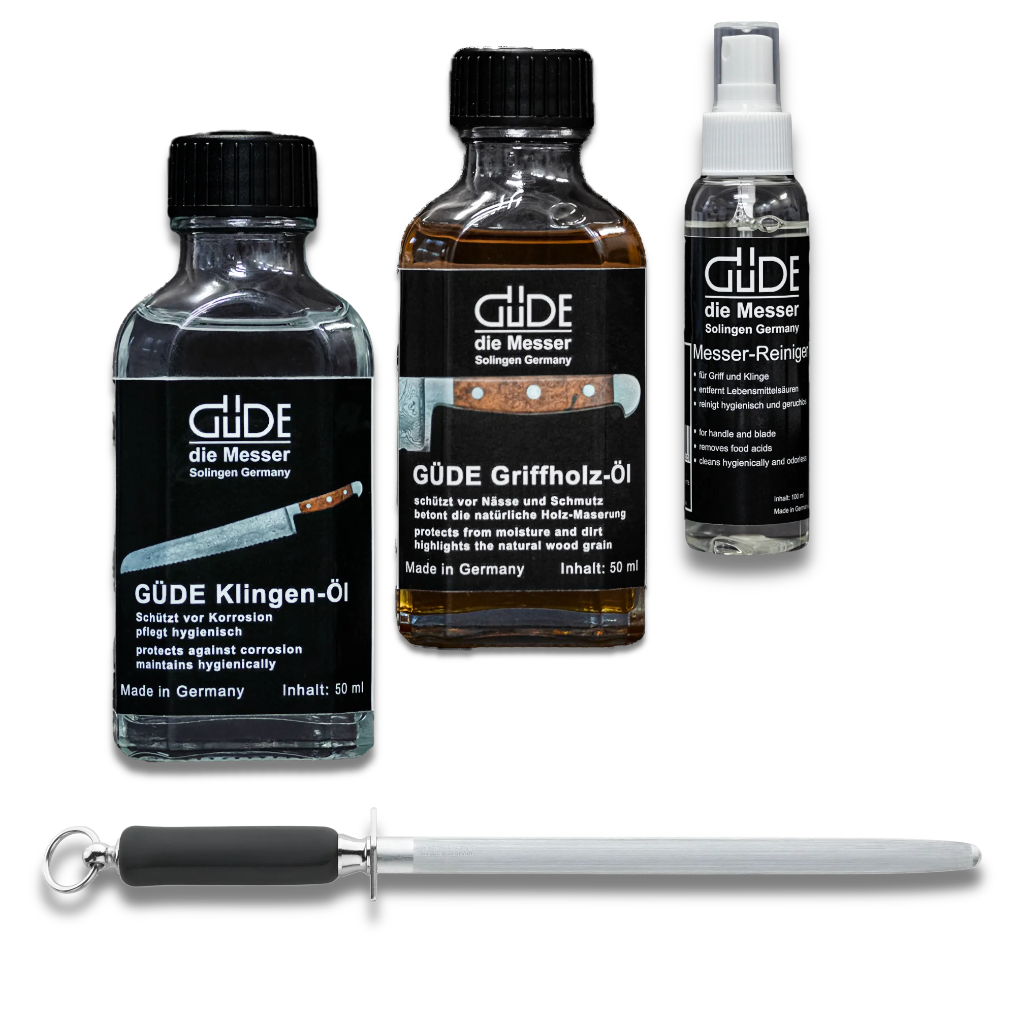 GÜDE SOLINGEN - Knife sharpening bundle