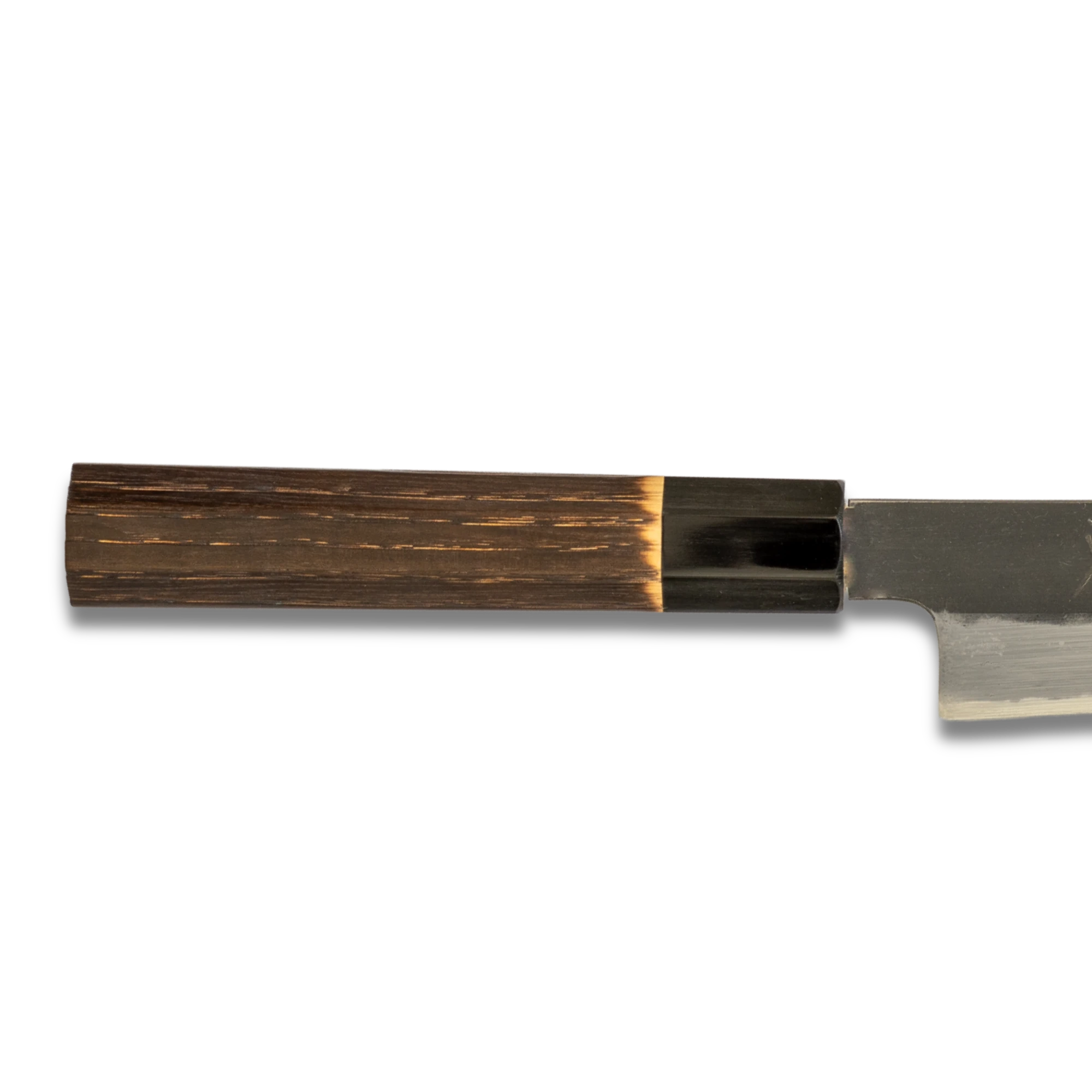 Hinoura Ajikataya 240mm Sujihiki Knife – White #2 Carbon Steel | Kurouchi Finish