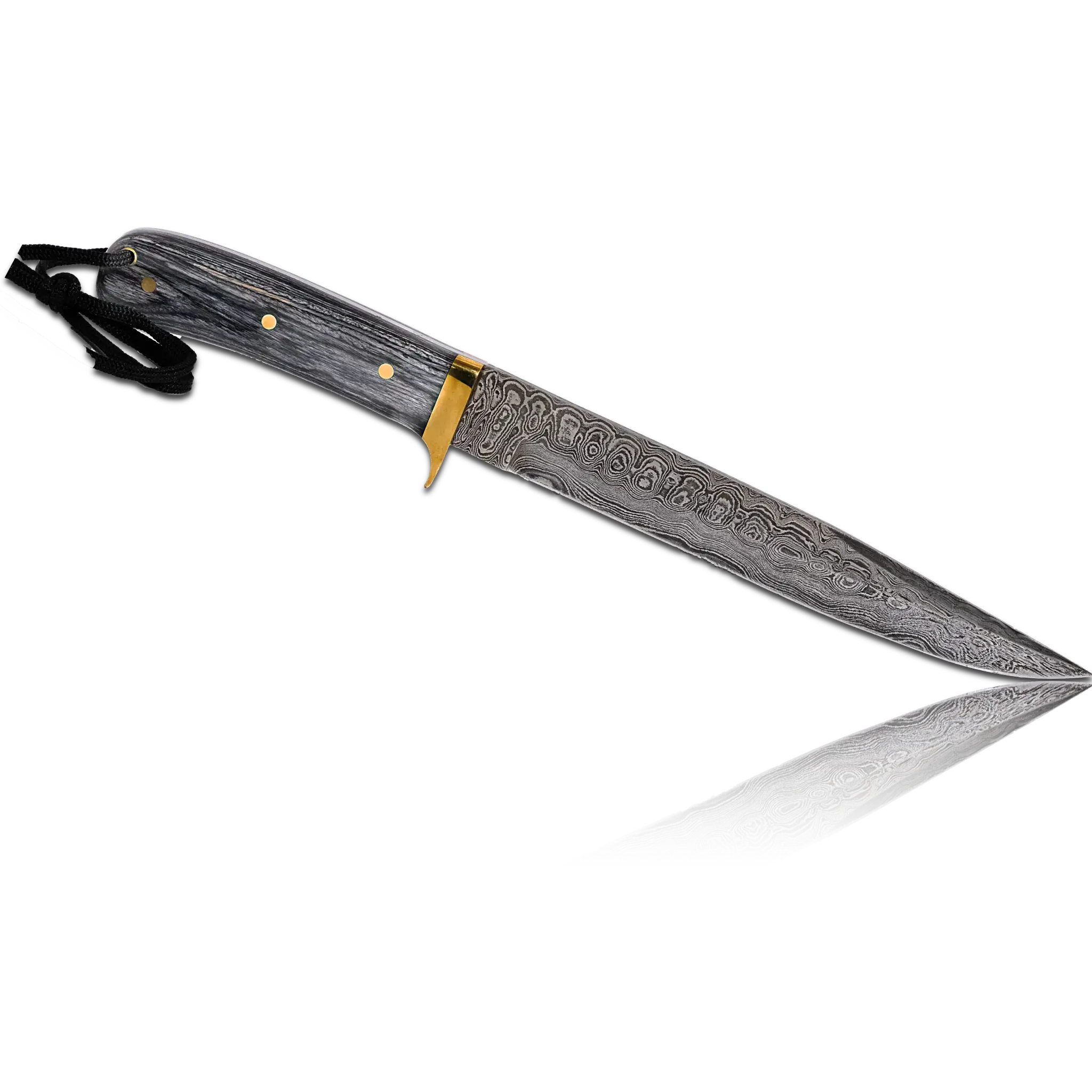Couteau Bowie HATIF 14" avec étui en cuir d'origine