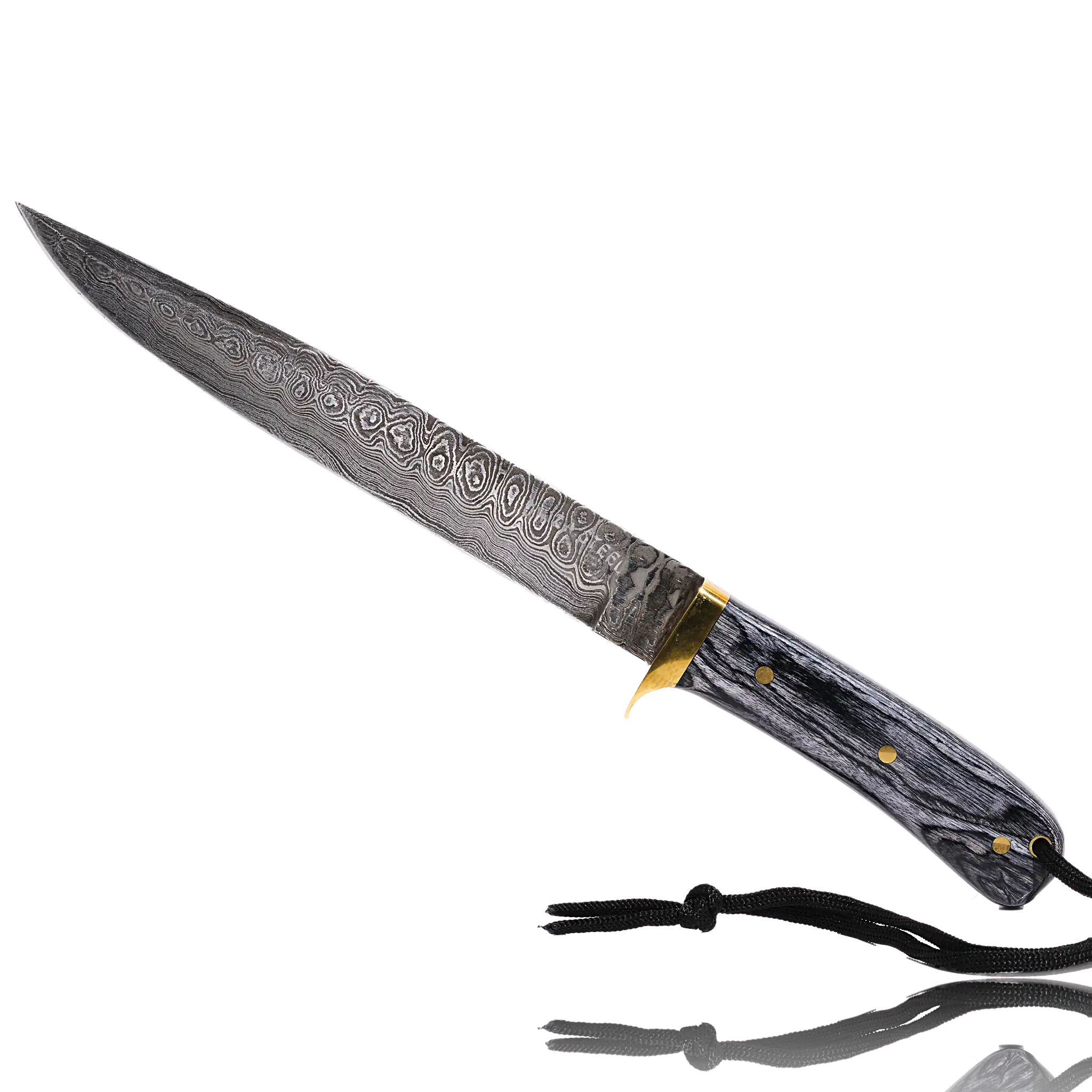 Couteau Bowie HATIF 14" avec étui en cuir d'origine