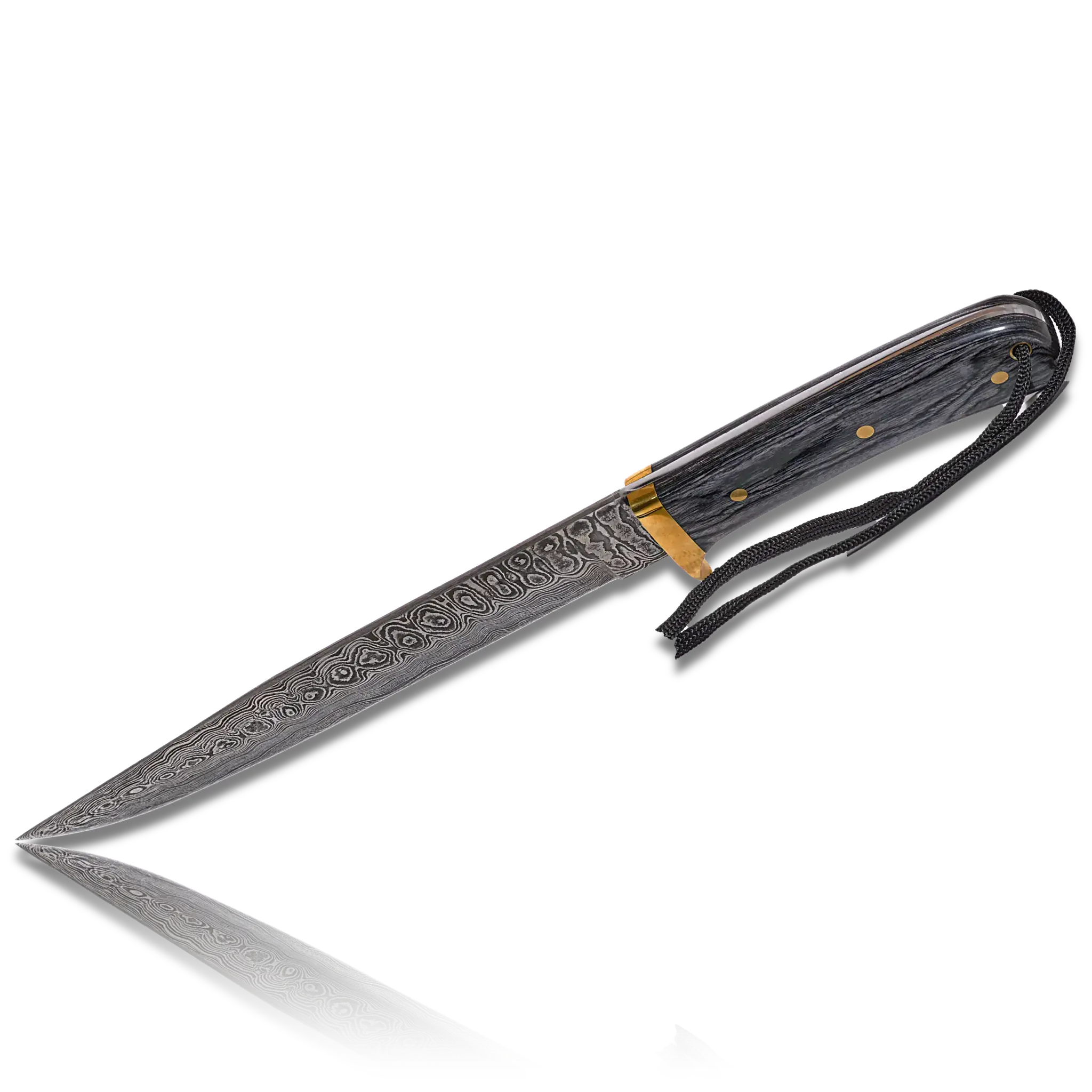 Couteau Bowie HATIF 14" avec étui en cuir d'origine