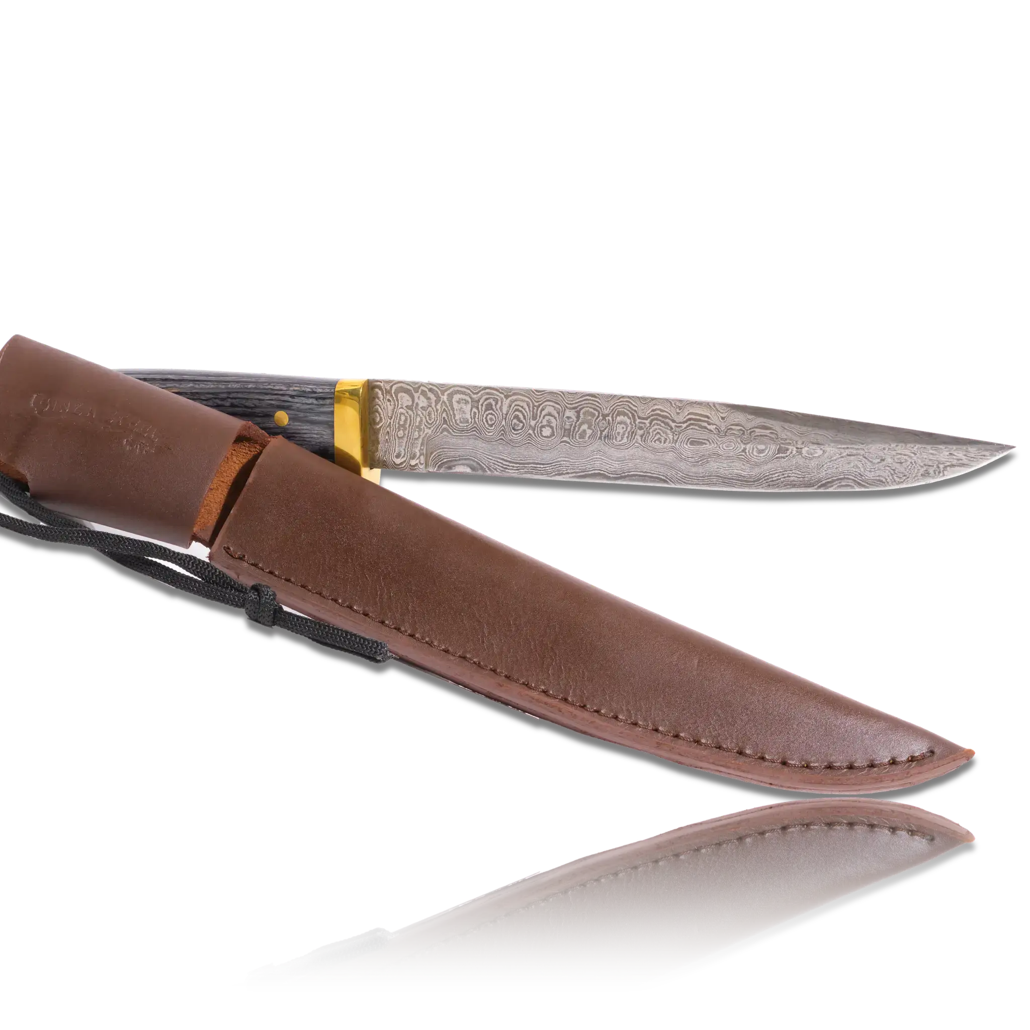 Couteau Bowie HATIF 14" avec étui en cuir d'origine