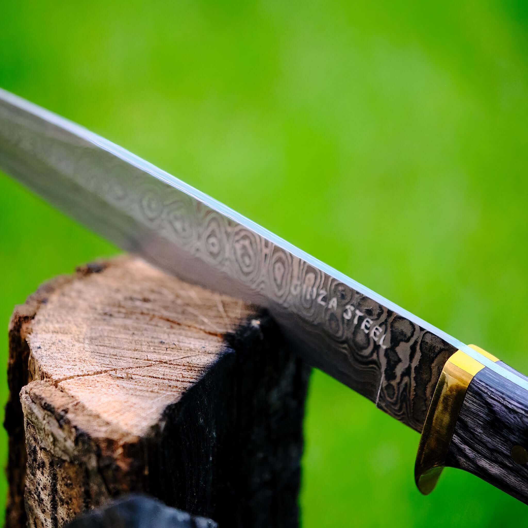 Couteau Bowie HATIF 14" avec étui en cuir d'origine