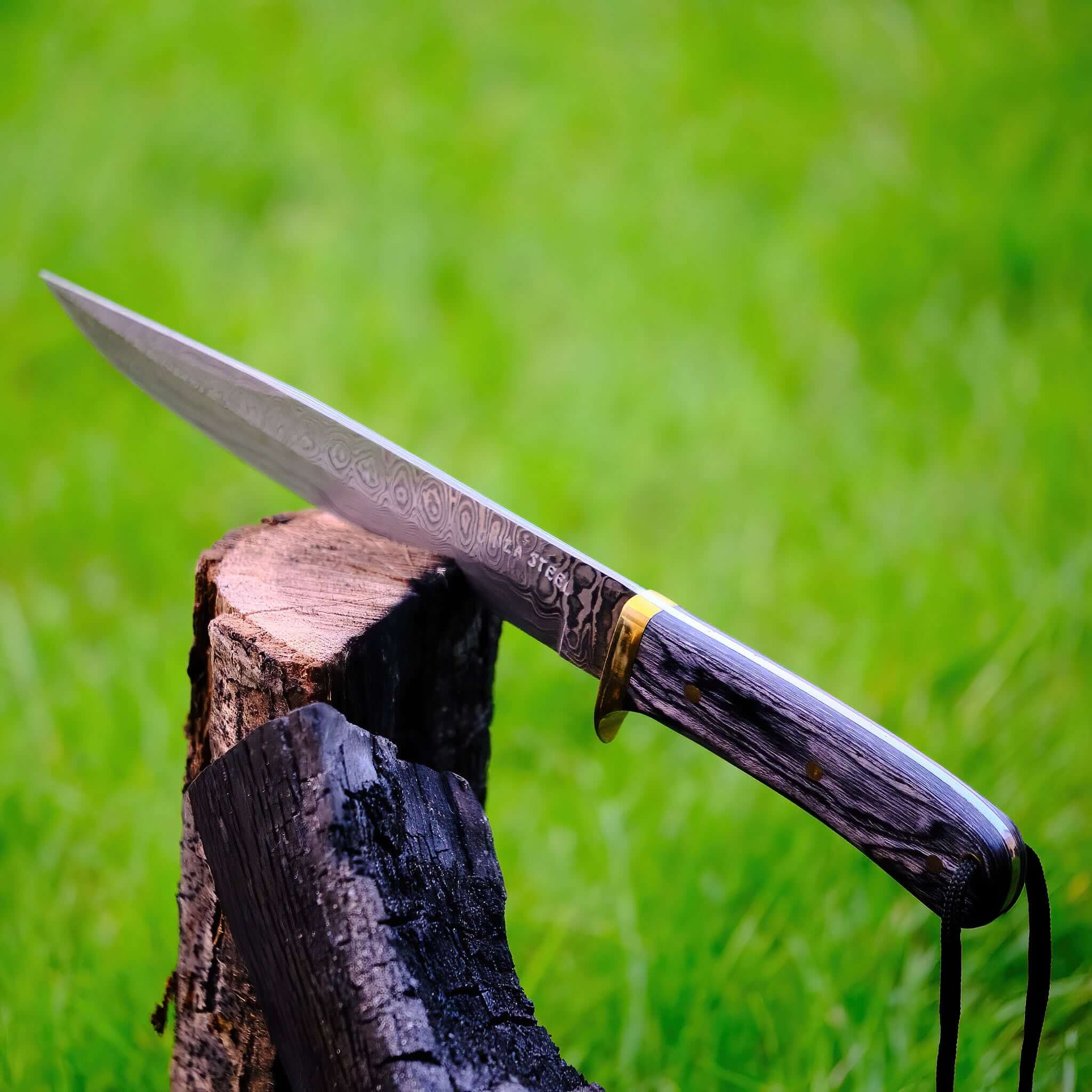 Couteau Bowie HATIF 14" avec étui en cuir d'origine