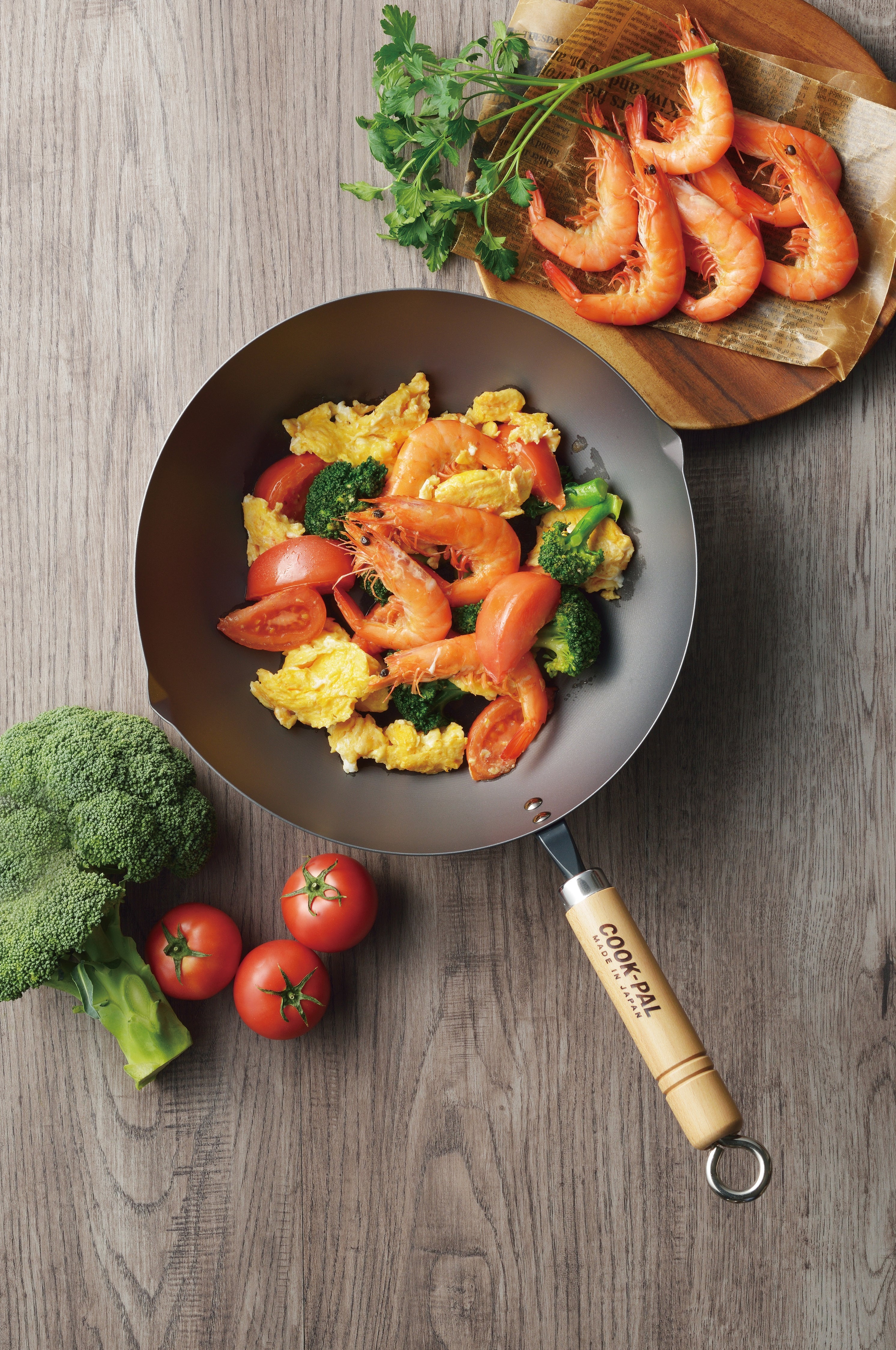 YOSHIKAWA COOK-PAL REN JAPANESE DEEP FRY PAN 20CM CARBON STEEL | MADE IN JAPAN