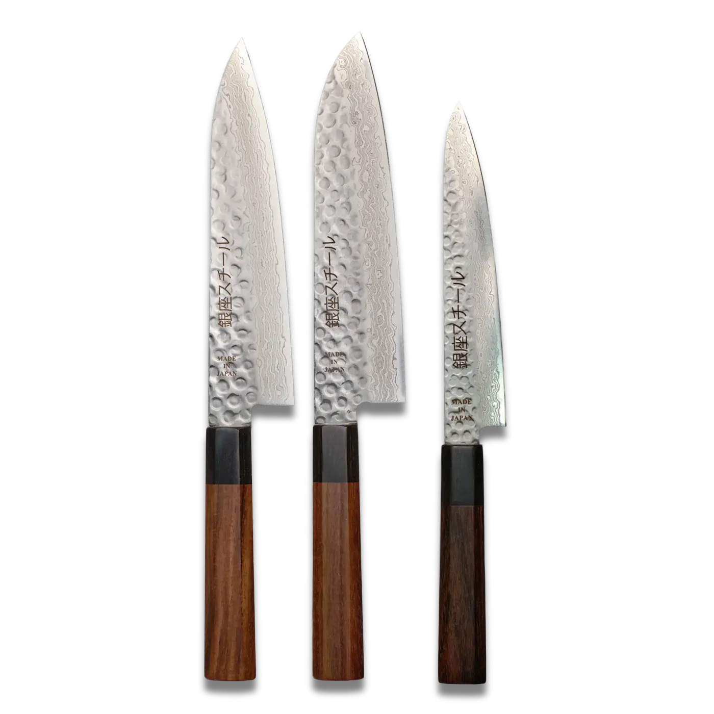 Ginza Steel - Ensemble de couteaux Sandvik X3