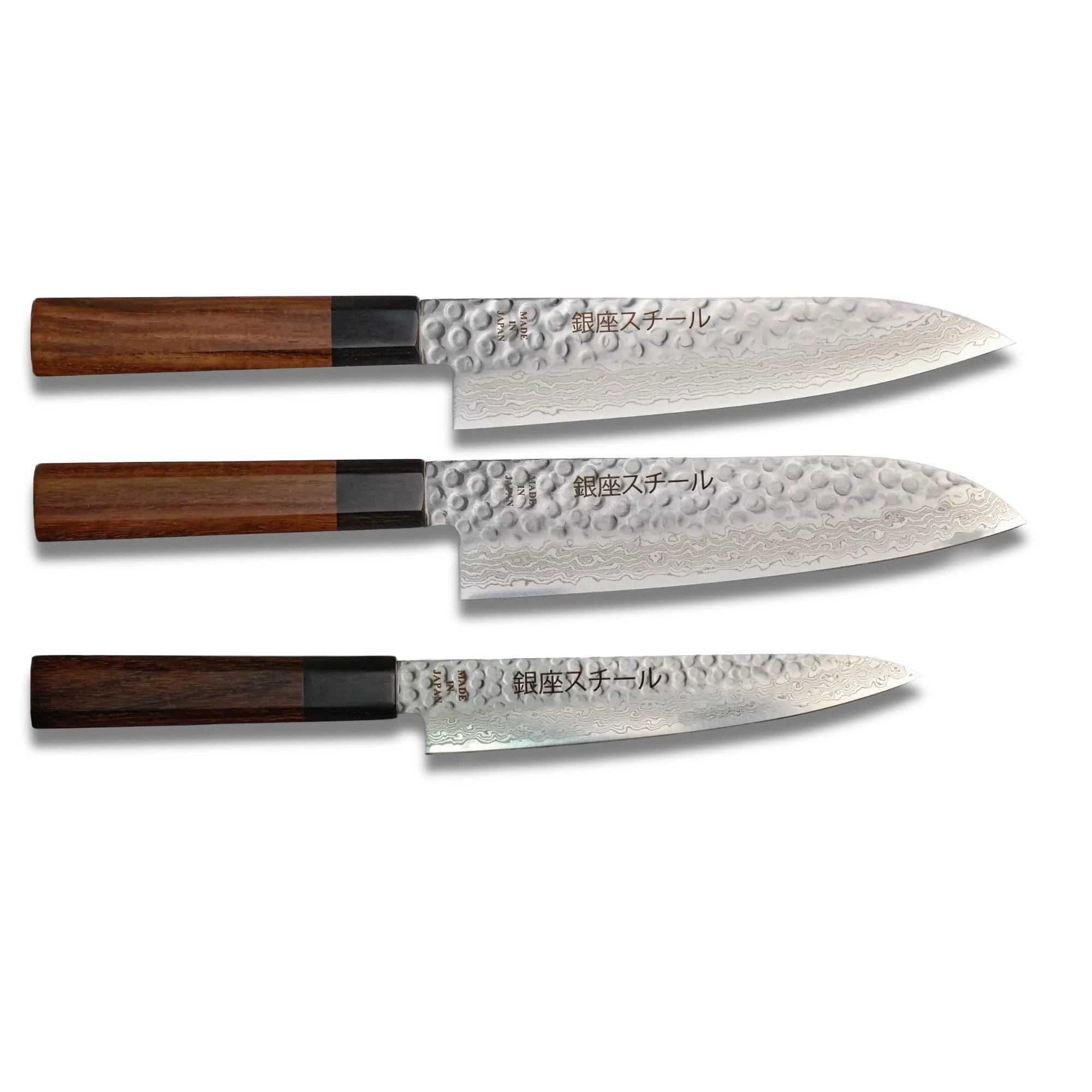 Ginza Steel - Ensemble de couteaux Sandvik X3