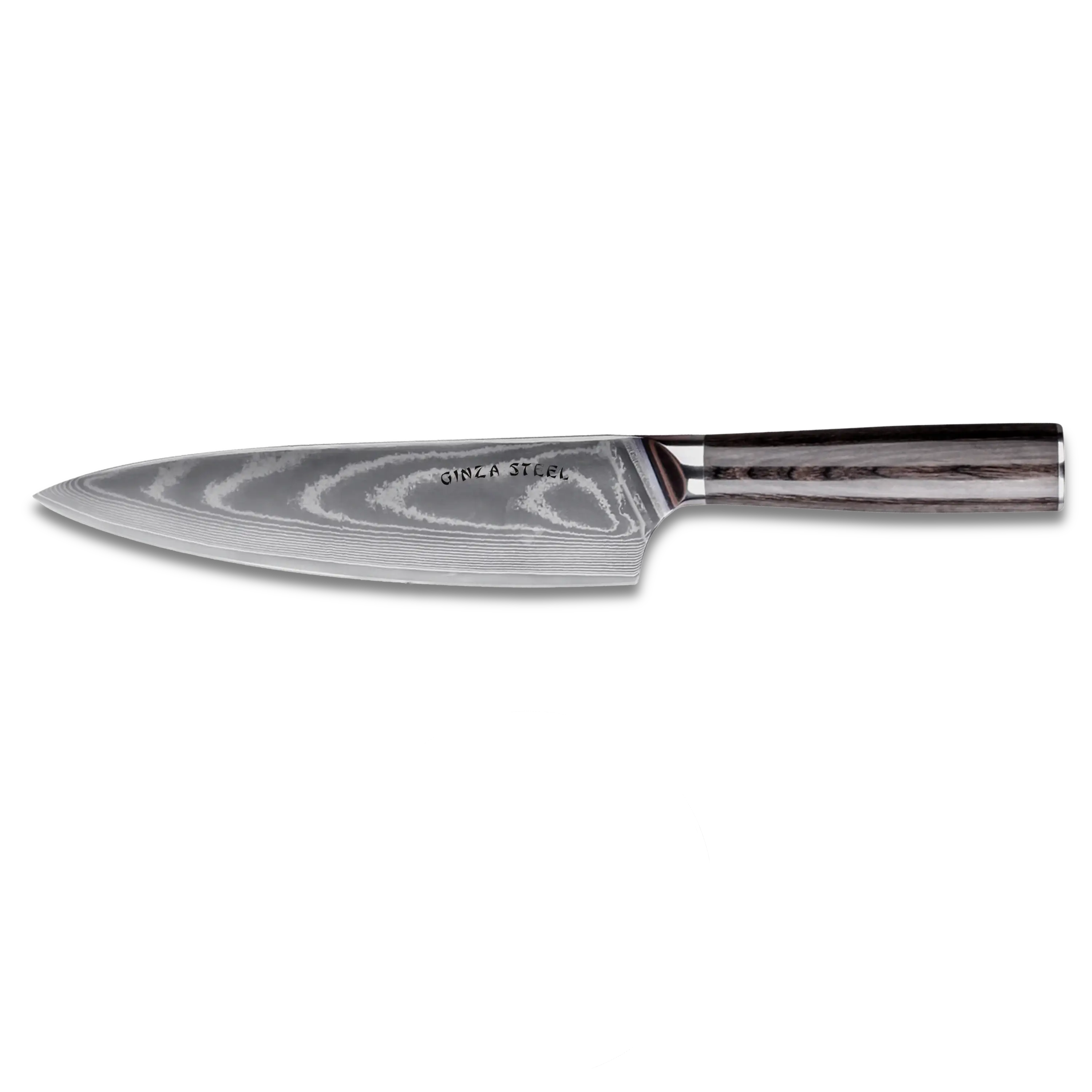 LUCIA 20 | Chef Knife 8Cr18Mov Steel Core / Pakka wood handle