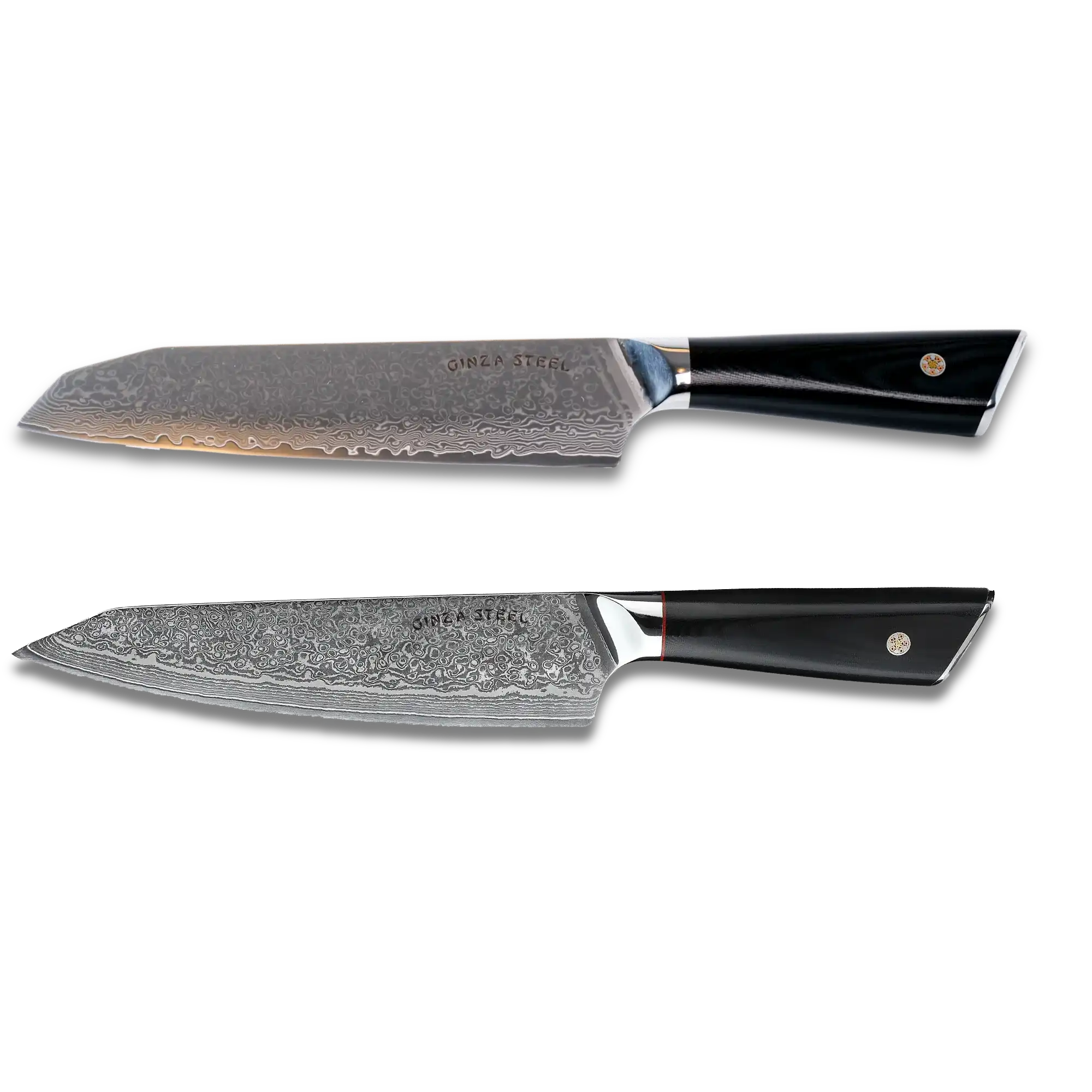 Hagakure Two - Santoku and Chef Knife Bundle | VG10 Damascus Steel
