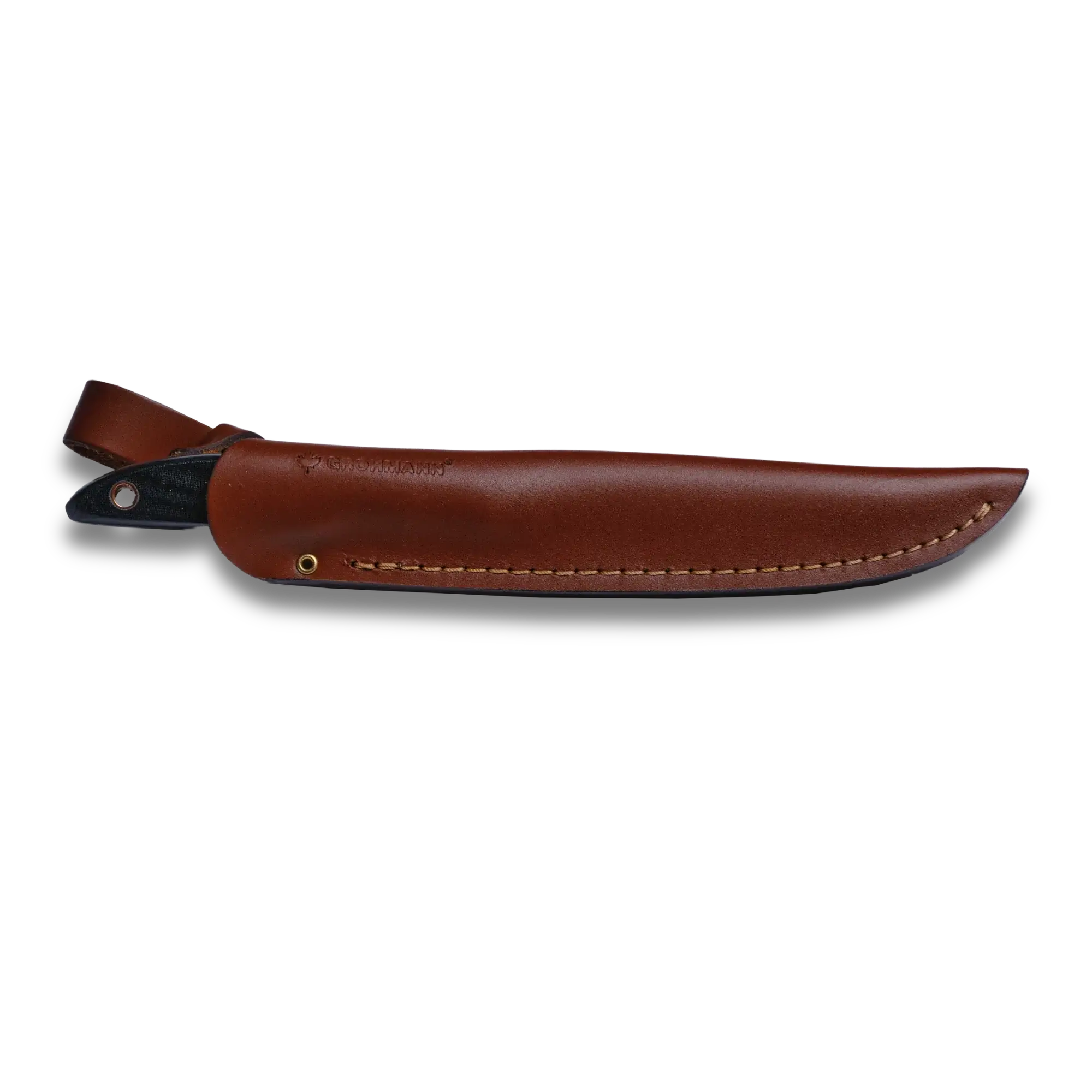Couteau à truite et à oiseaux Lame en acier au carbone - Manche en Micarta noir | M2C