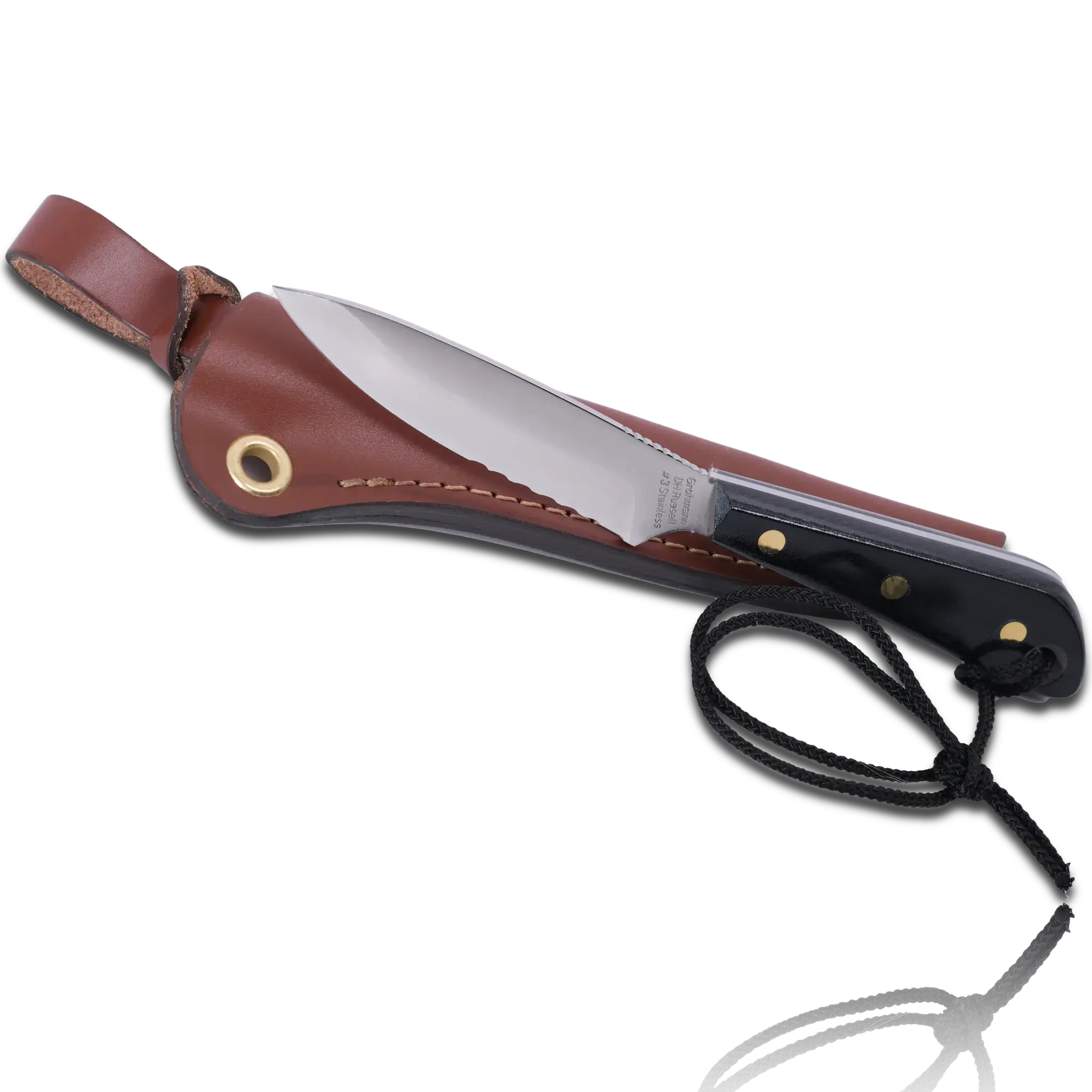 The D.H. Russel Boat Knife | Micarata handle Stainless Steel Serrated Blade| M3SW