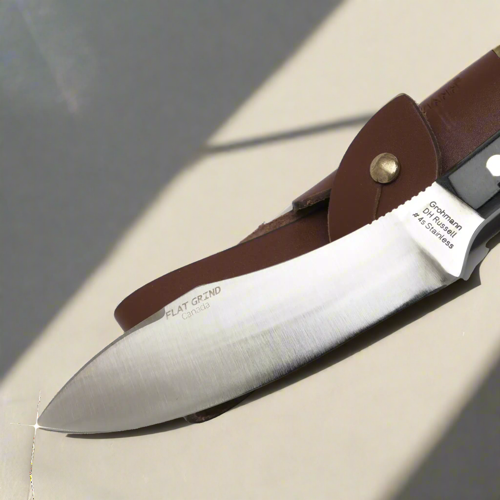 Grohmann Survival Knife (M4SF) with Micarta Handle: Built for the Wild, hunting knife lifestyle