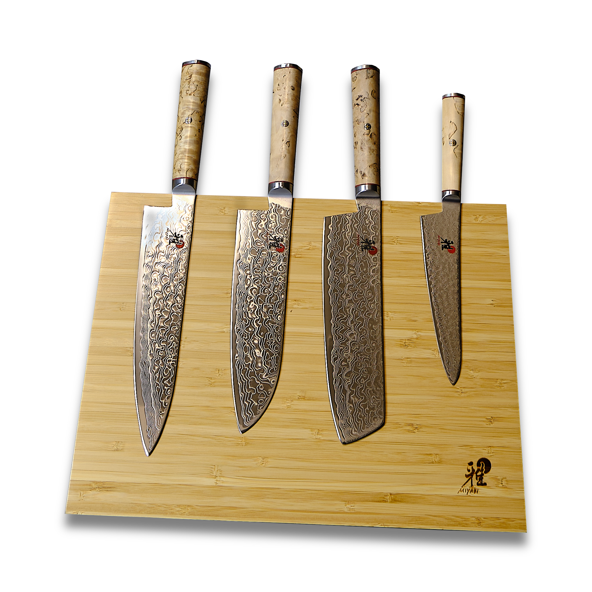 MIYABI Essential Five - Set of 4 Knives and Magnetic Block