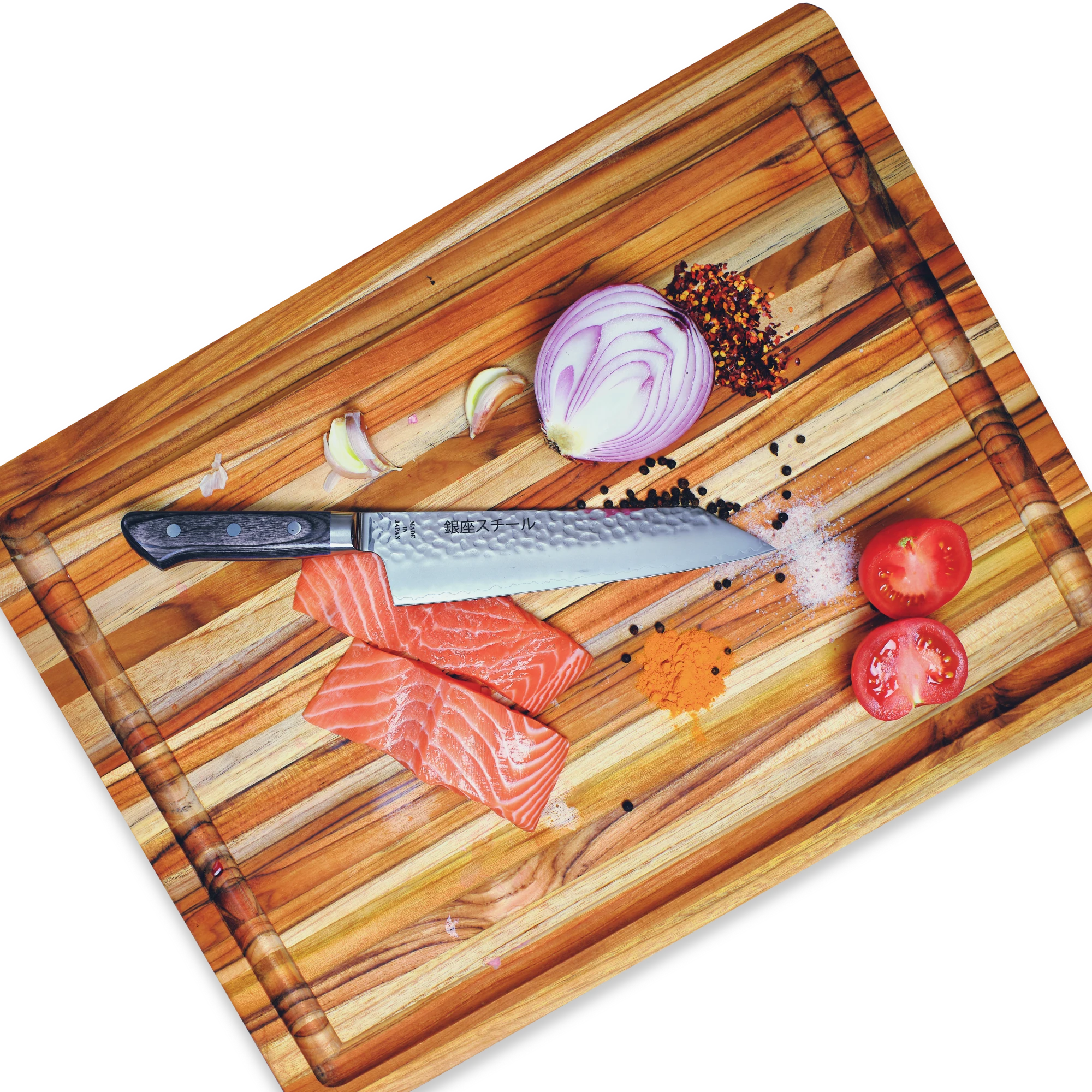 Kiritsuke Chef et Petty Knife Duo - Fait main au Japon