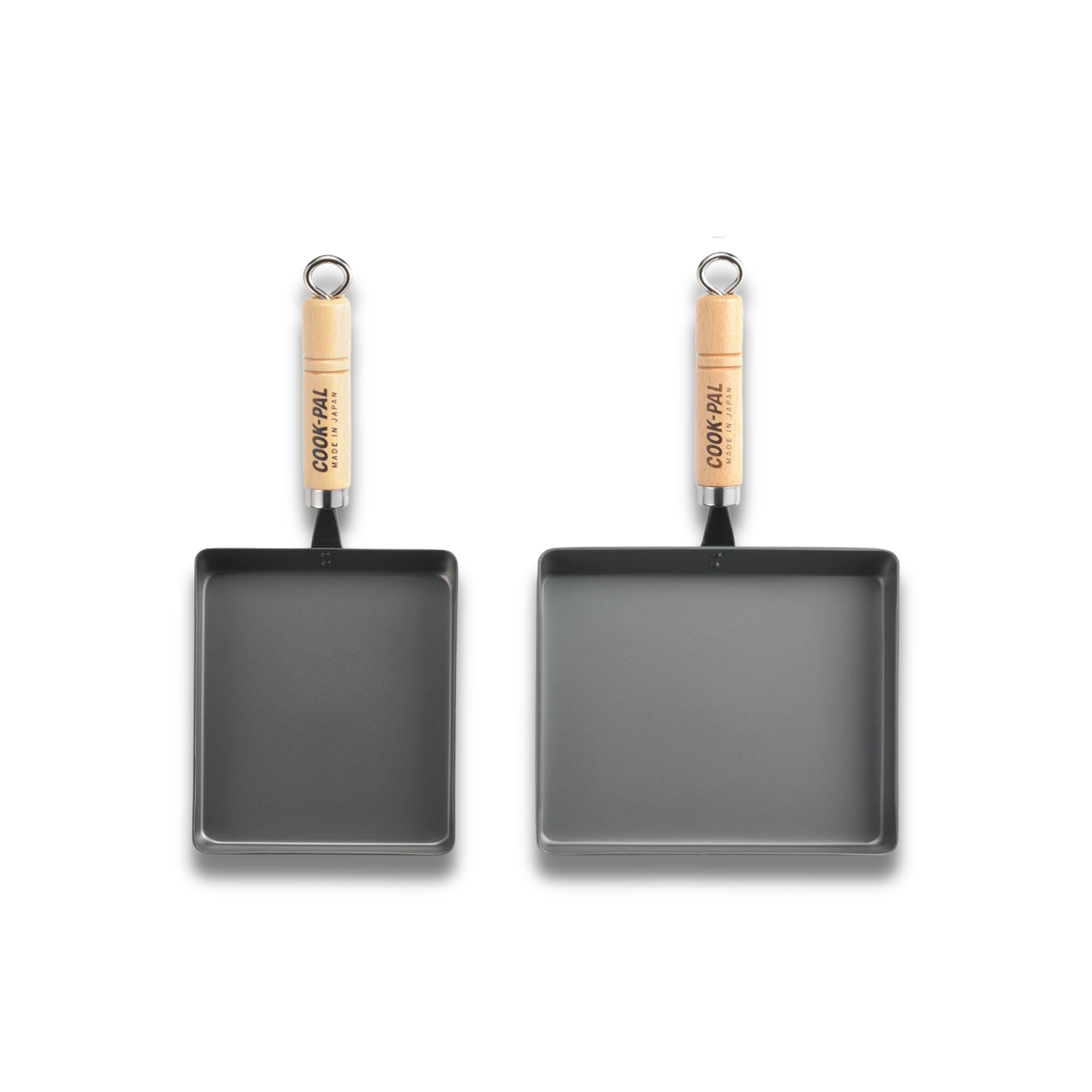 Yoshikawa Cook-Pal Ren Carbon Steel Rolled Omelette Pan Duo Set | Made in Japanese