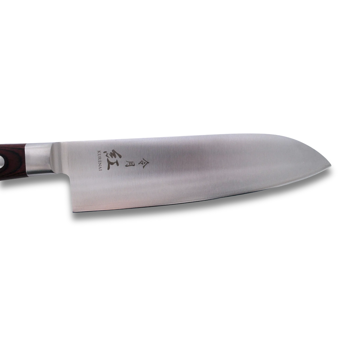 Ginza Steel Kurenai Santoku Knife 170mm - Molybdenum Vanadium Steel