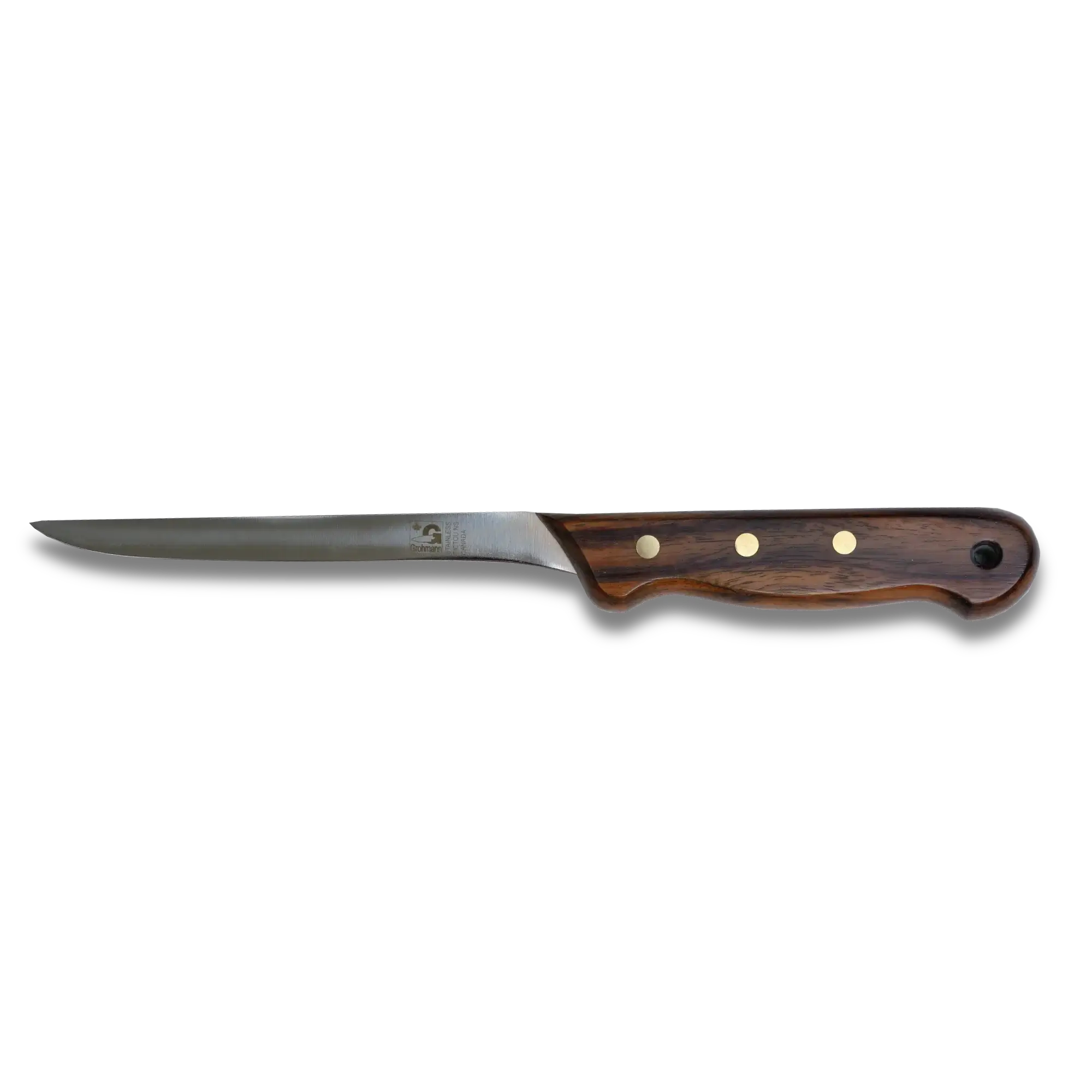 Grohmann Fillet Knife 6" with Leather Sheath