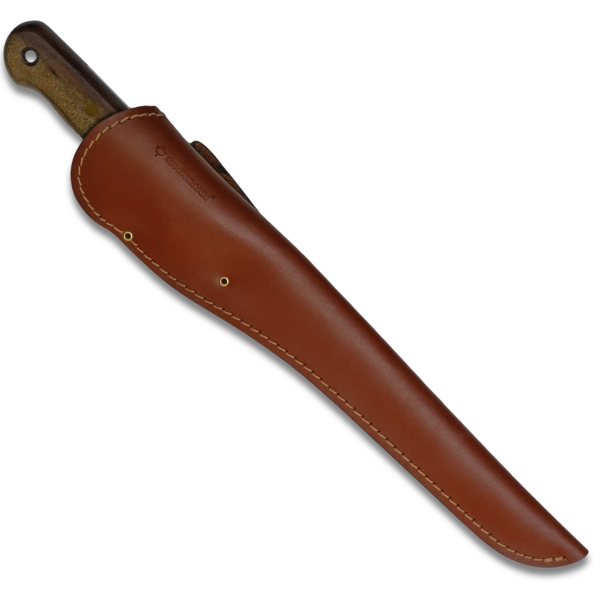 Couteau à filet de ligne régulière et étui en cuir Lame de 8 po - #RF800S