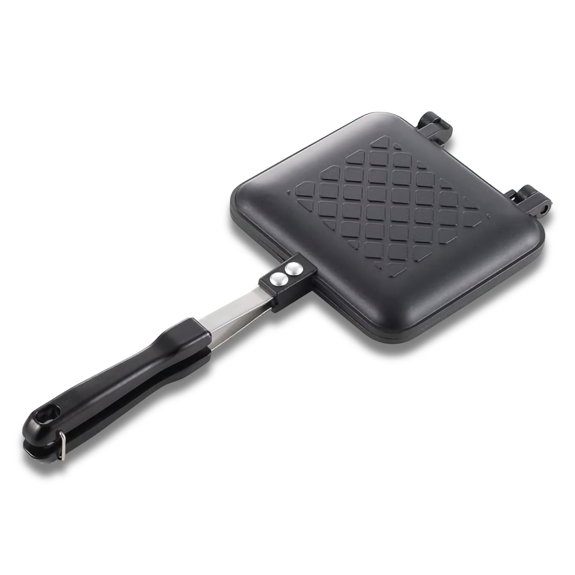 Yoshikawa Japanese Stovetop Sandwich Maker – Non-Stick Panini Press (Gas Stove Only)