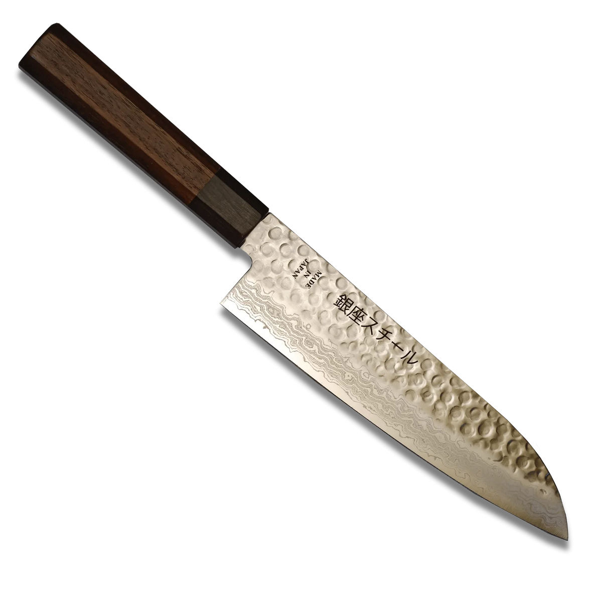 Ginza Steel Takayama 180 - Santoku Knife 180mm Blade | Japan