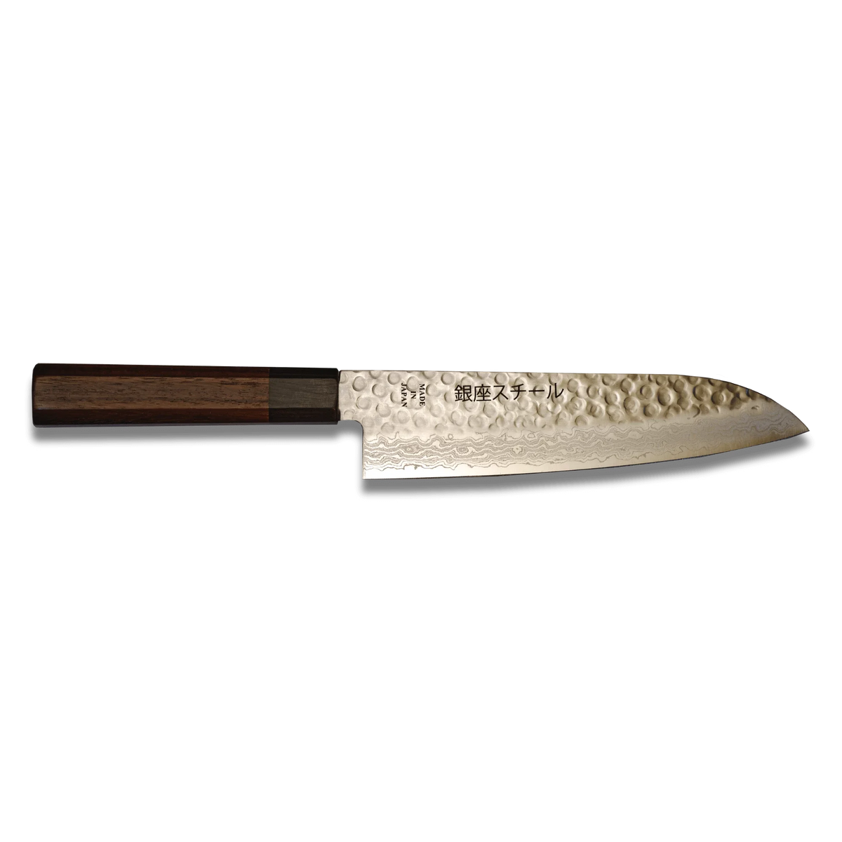 Ginza Steel Takayama 180 - Santoku Knife 180mm Blade | Japan