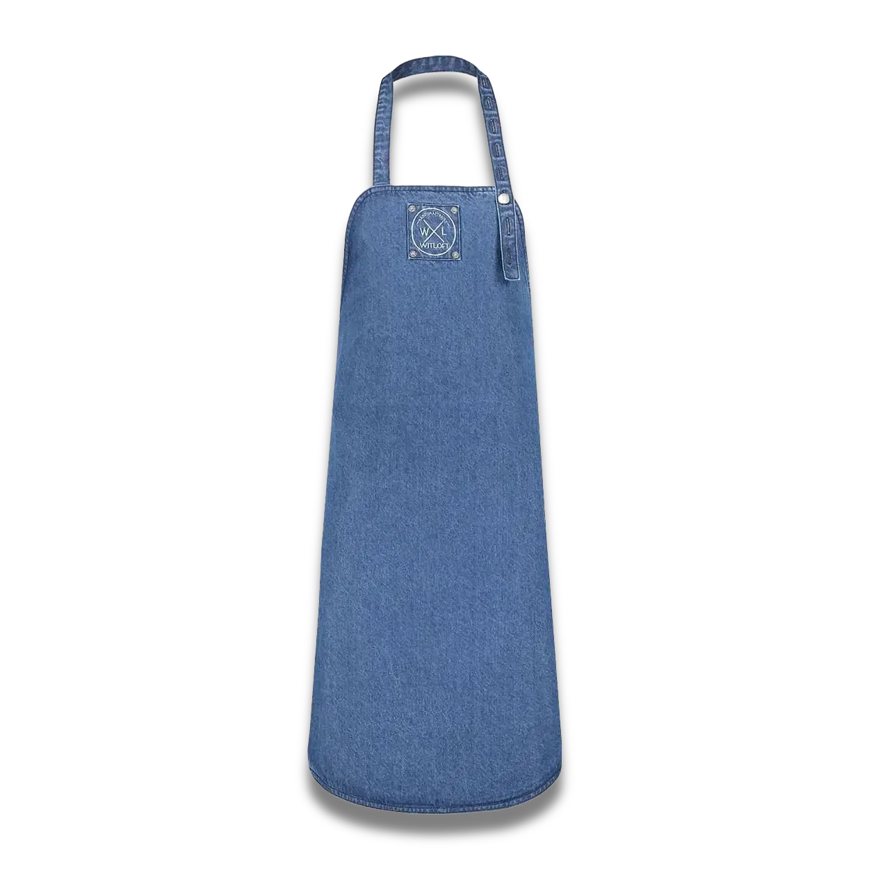 WITLOFT - Apron Denim Medium Long - Mid Blue