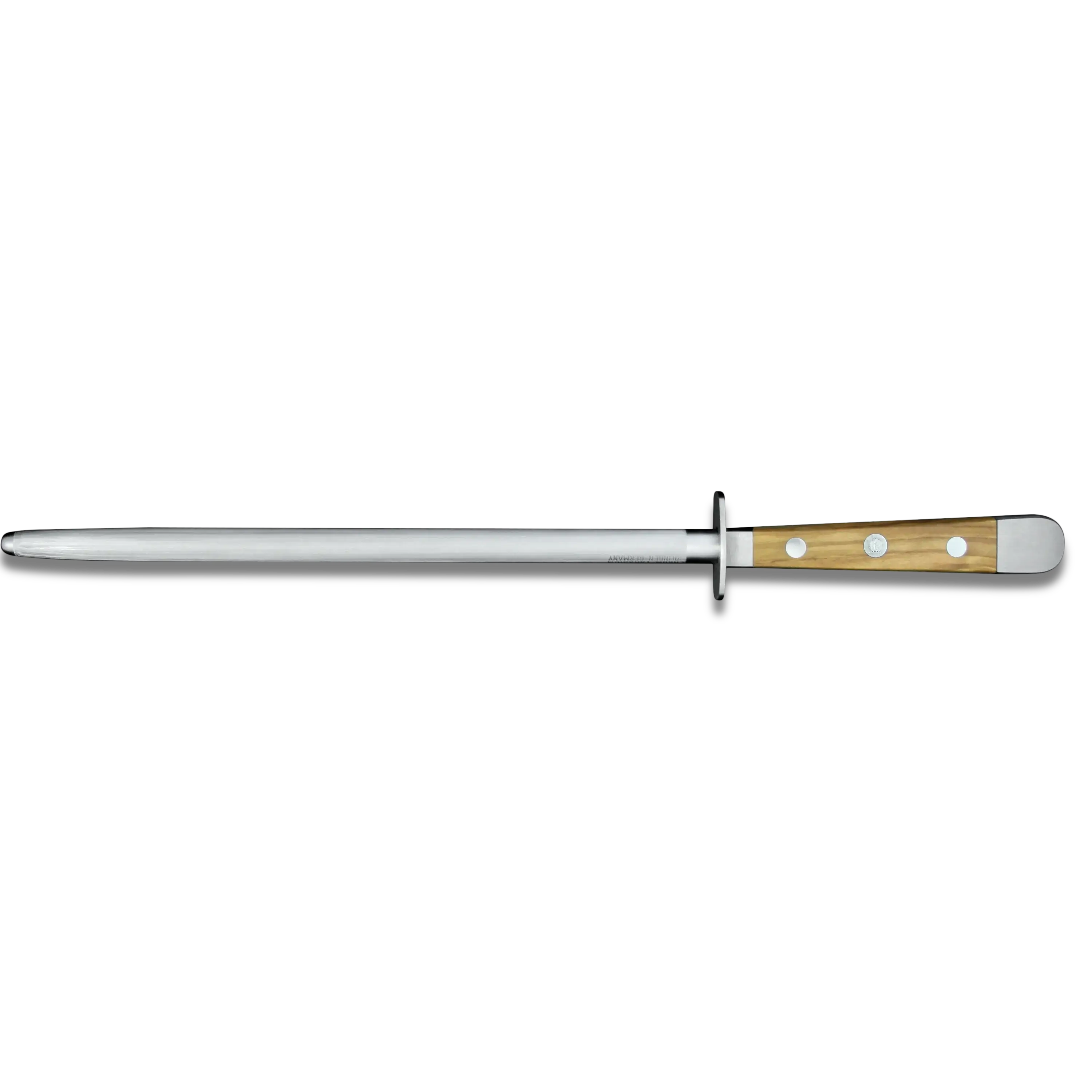 OLIVE ALPHA | Fusil à Aiguiser 10" | Acier Forgé / Manche Bois d'Olivier