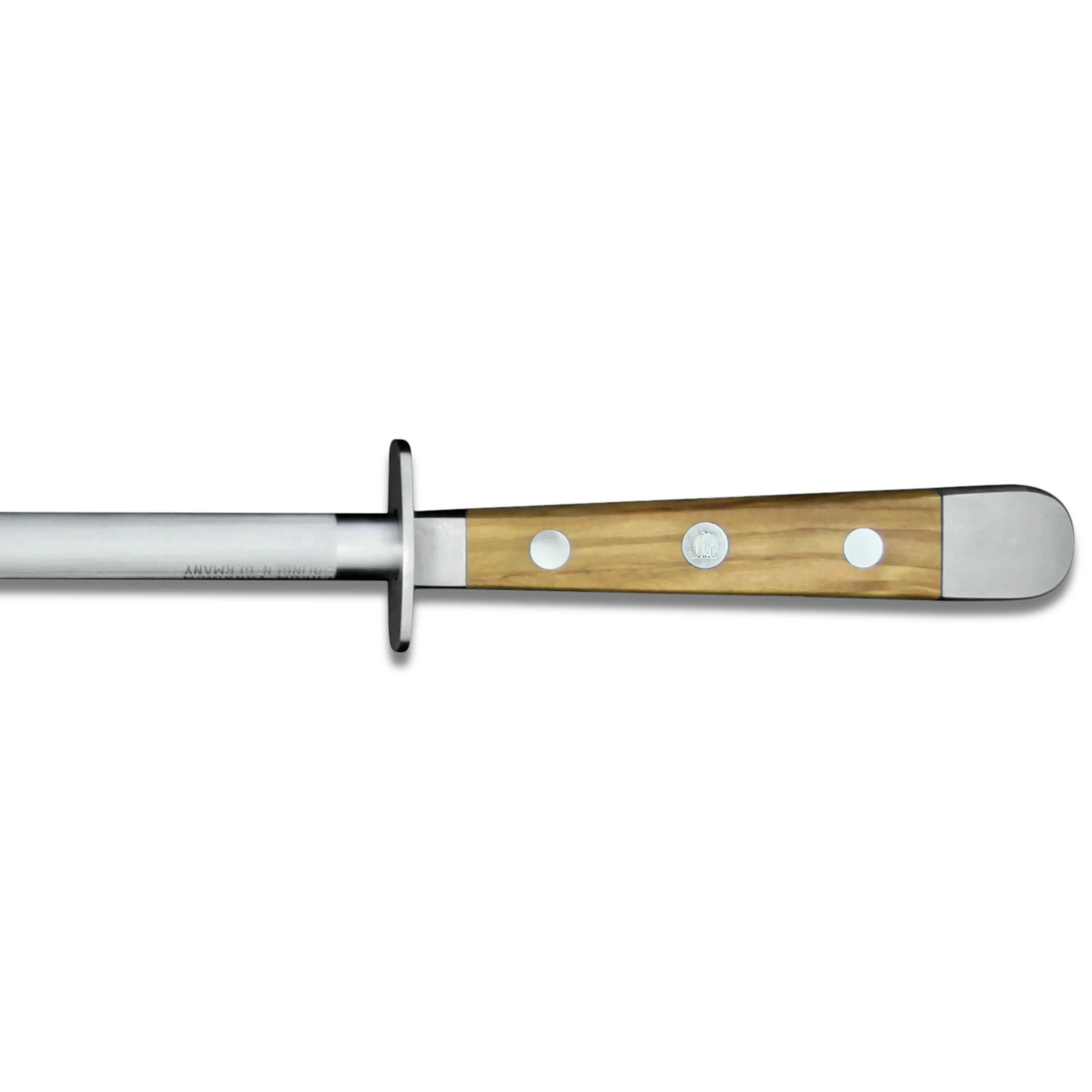 OLIVE ALPHA | Fusil à Aiguiser 10" | Acier Forgé / Manche Bois d'Olivier