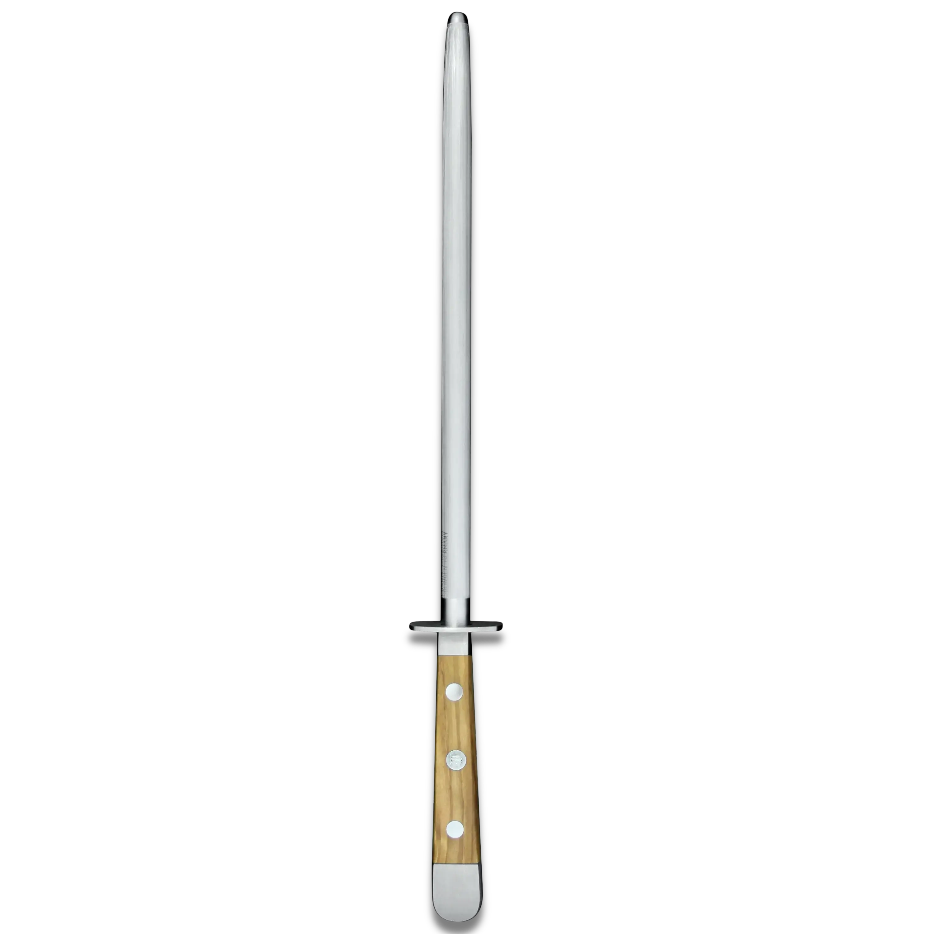 OLIVE ALPHA | Fusil à Aiguiser 10" | Acier Forgé / Manche Bois d'Olivier