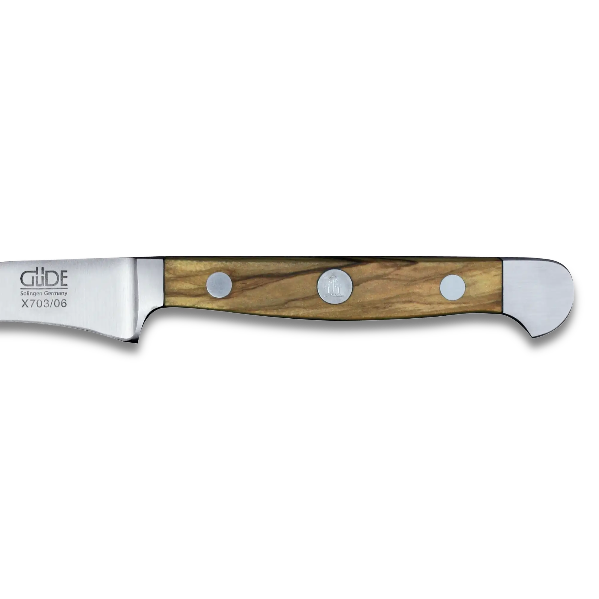 ALPHA OLIVE | Couteau d’appariement 2.36 » | Manche en acier forgé / bois d’olivier