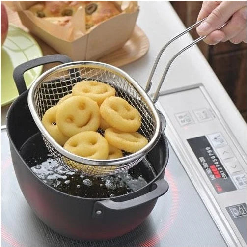 Yoshikawa Stainless Steel Deep Fry Strainer – Made in Japan