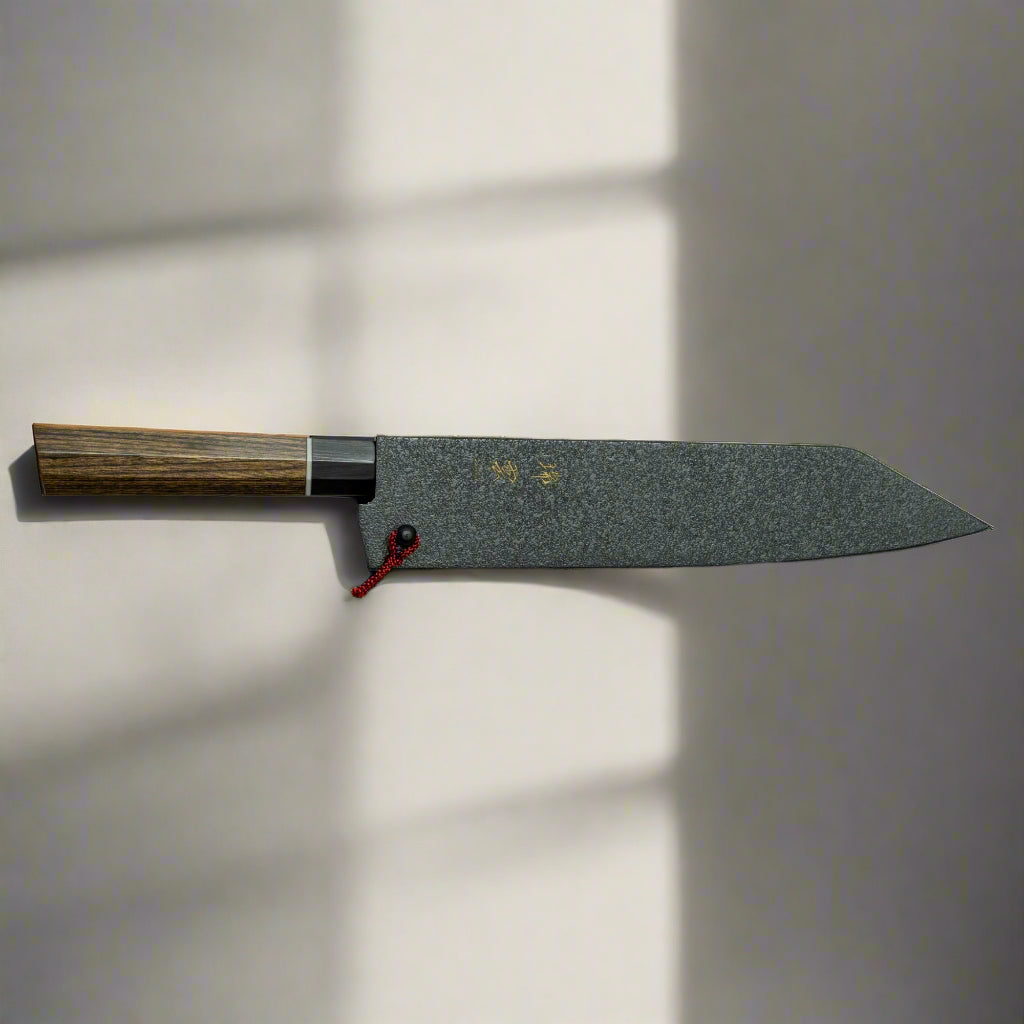 ZUIUN Sheath for 210mm Gyuto Knife with knife fully locked on knife